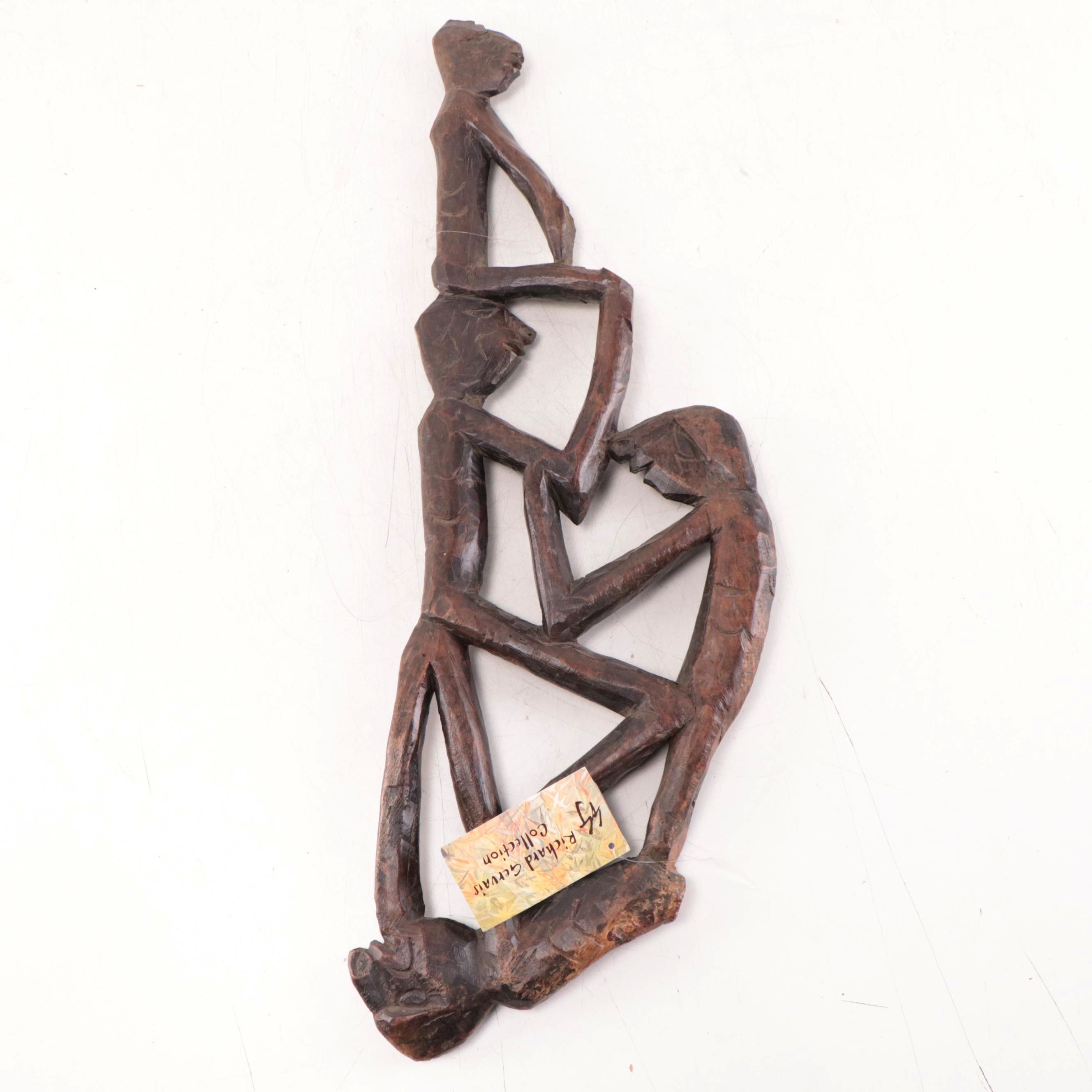 Papua New Guinea Handcarved Wood Figures