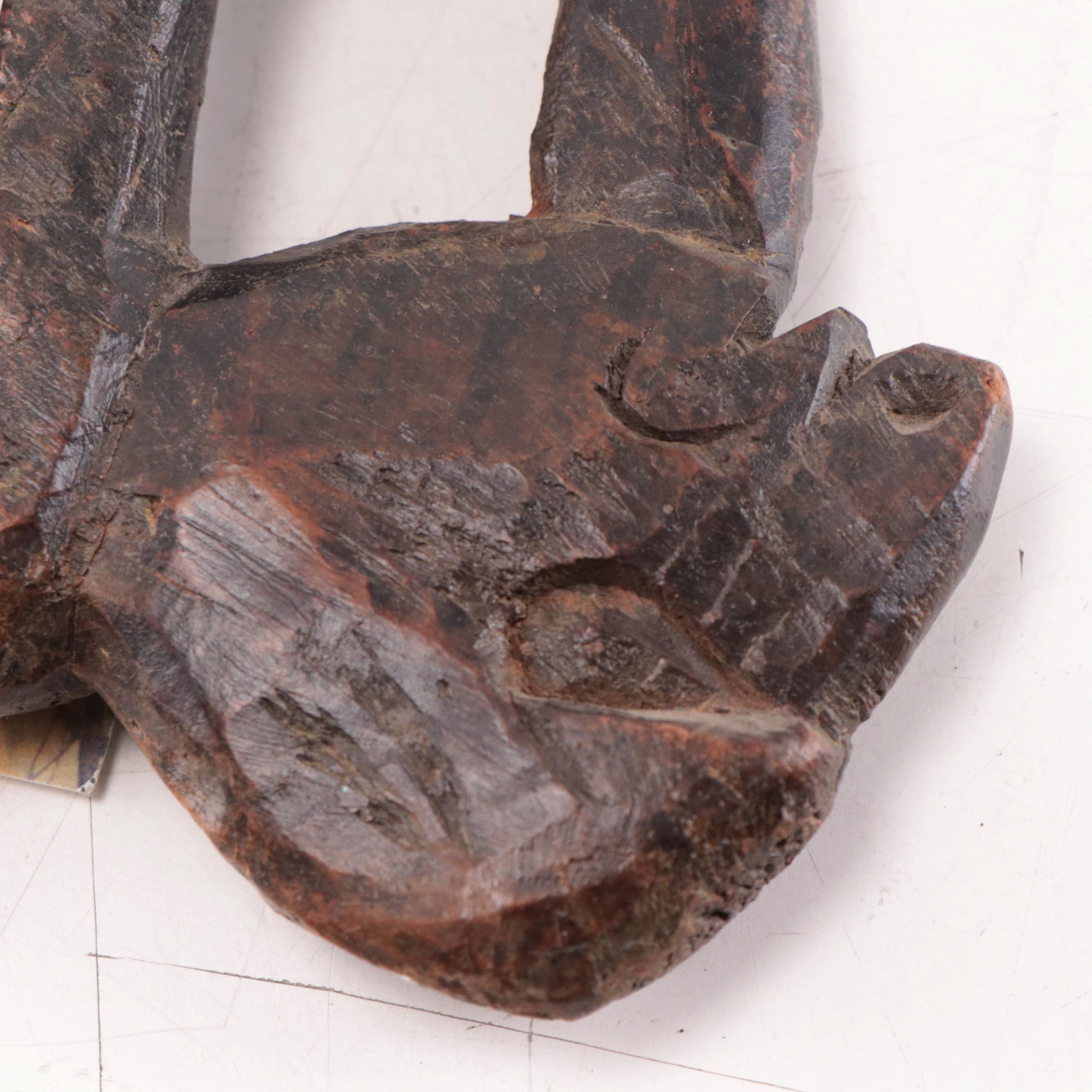 Papua New Guinea Handcarved Wood Figures