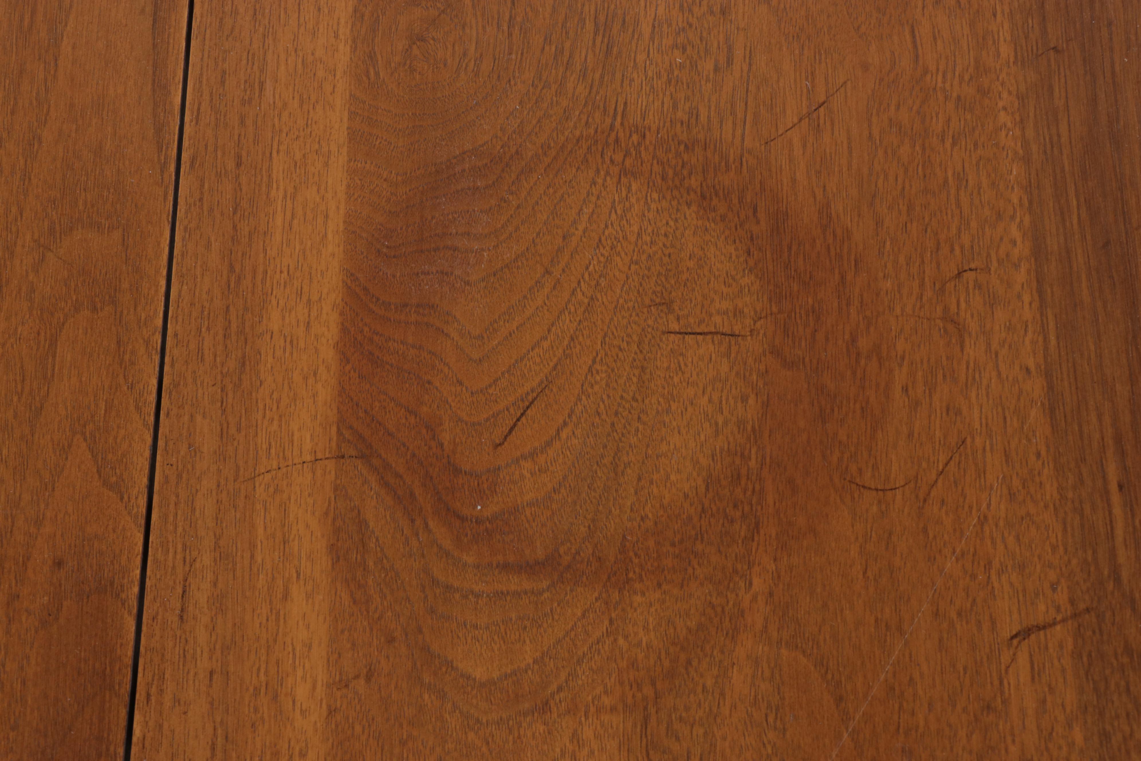 Colonial Style Five-Piece Walnut-Stained Dining Set, Incl. Davis Cabinet Co.