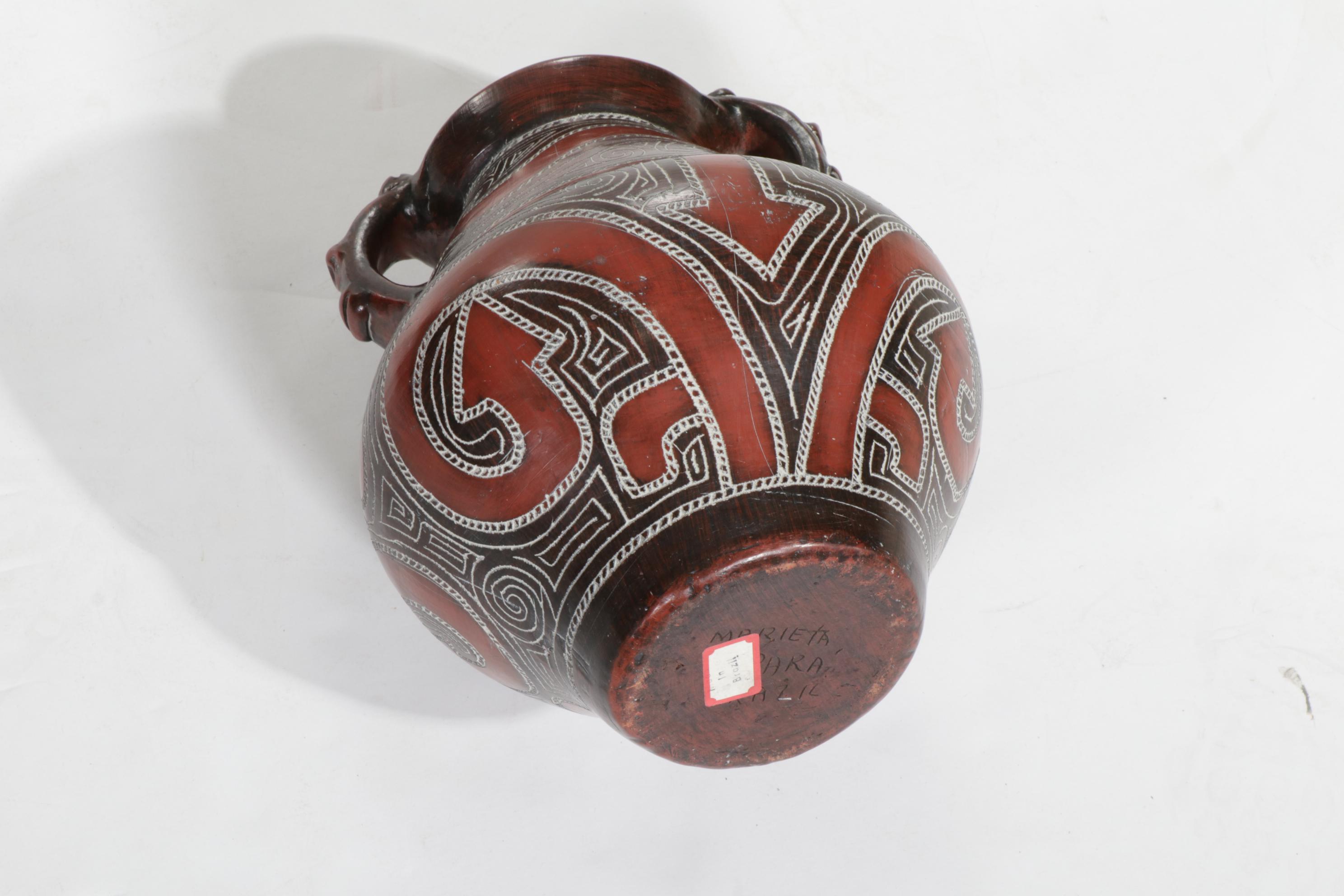 Crock Table Lamps with Punched Copper Shades, Brazilian Pot, & More