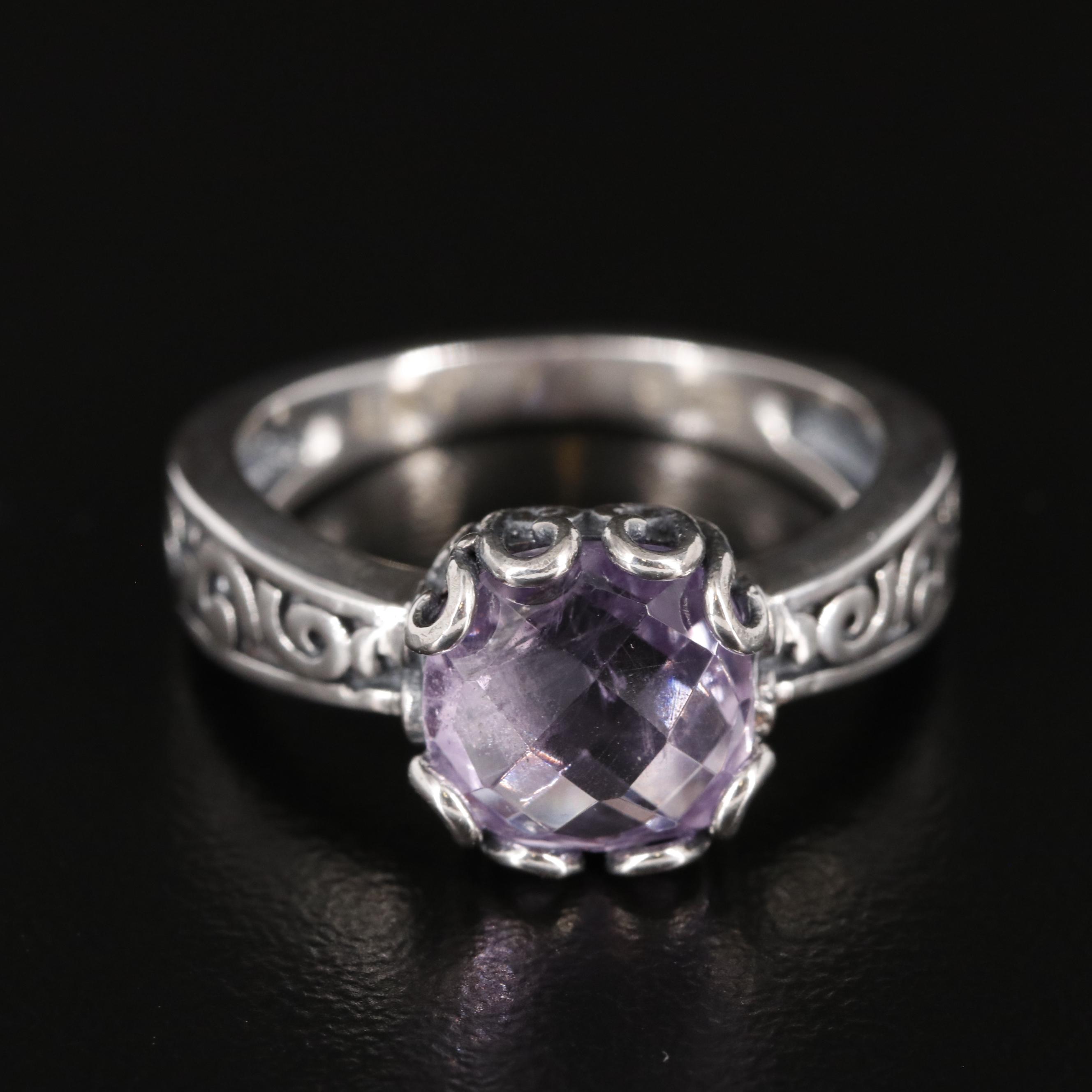 Sterling Amethyst Ring
