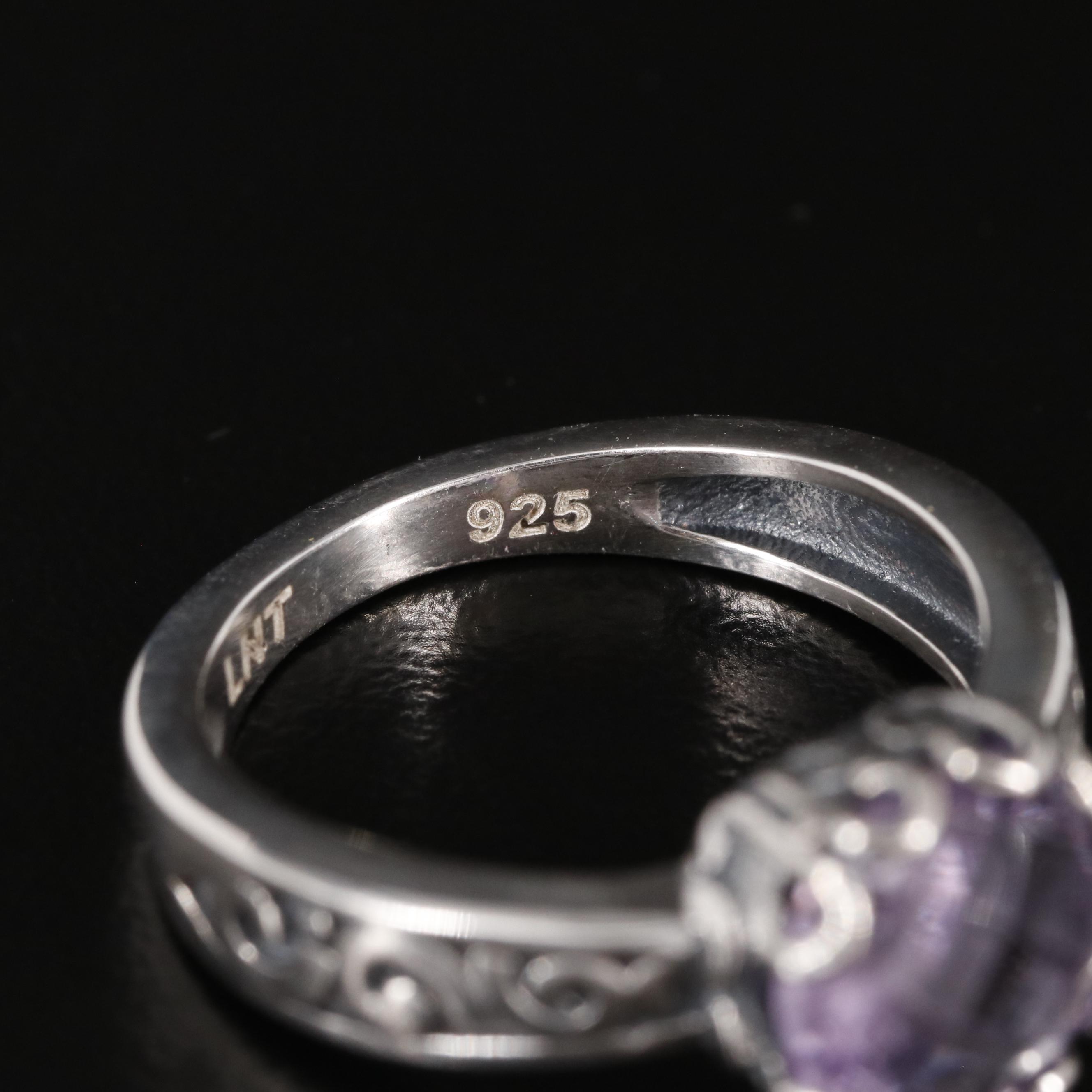 Sterling Amethyst Ring