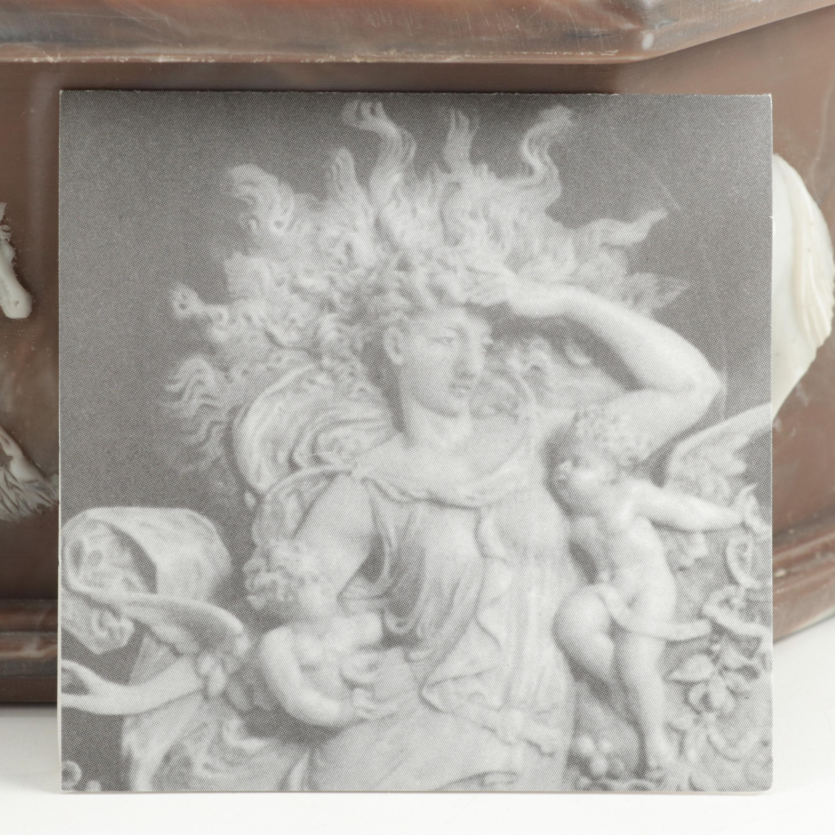 Incolay Stone Box with Divided Tray