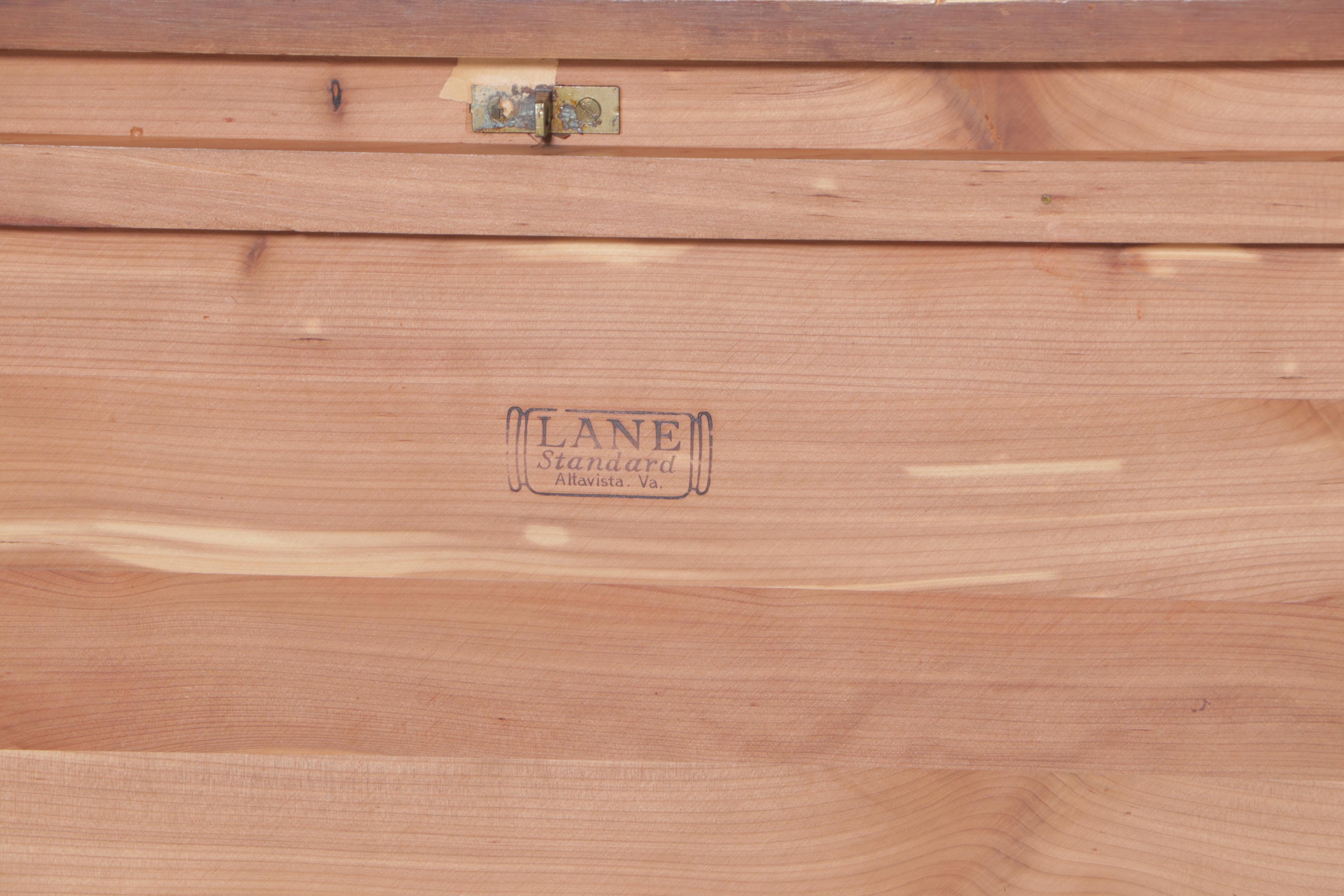 Lane Copper-Mounted Cedar Blanket Chest, Early 20th Century