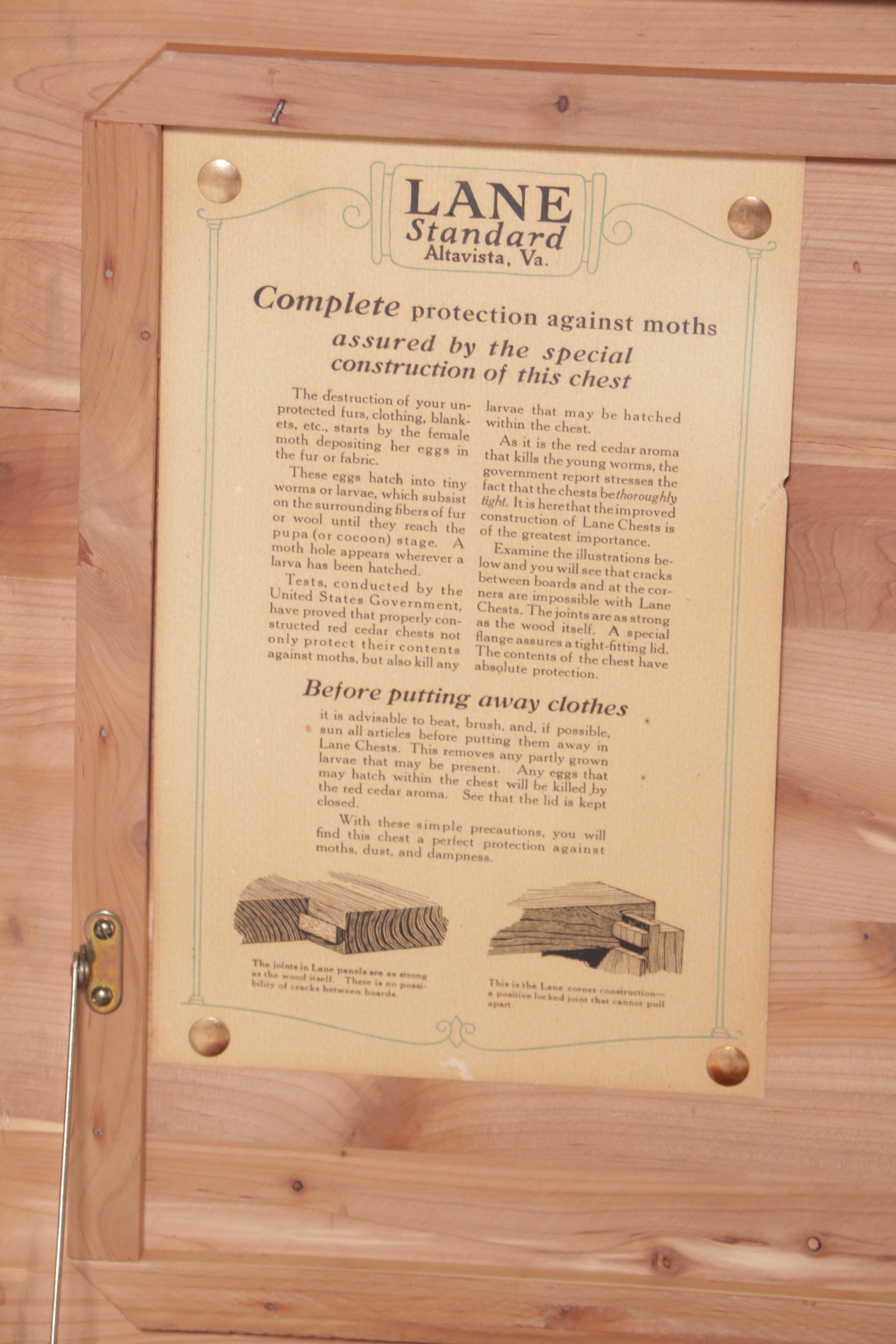 Lane Copper-Mounted Cedar Blanket Chest, Early 20th Century