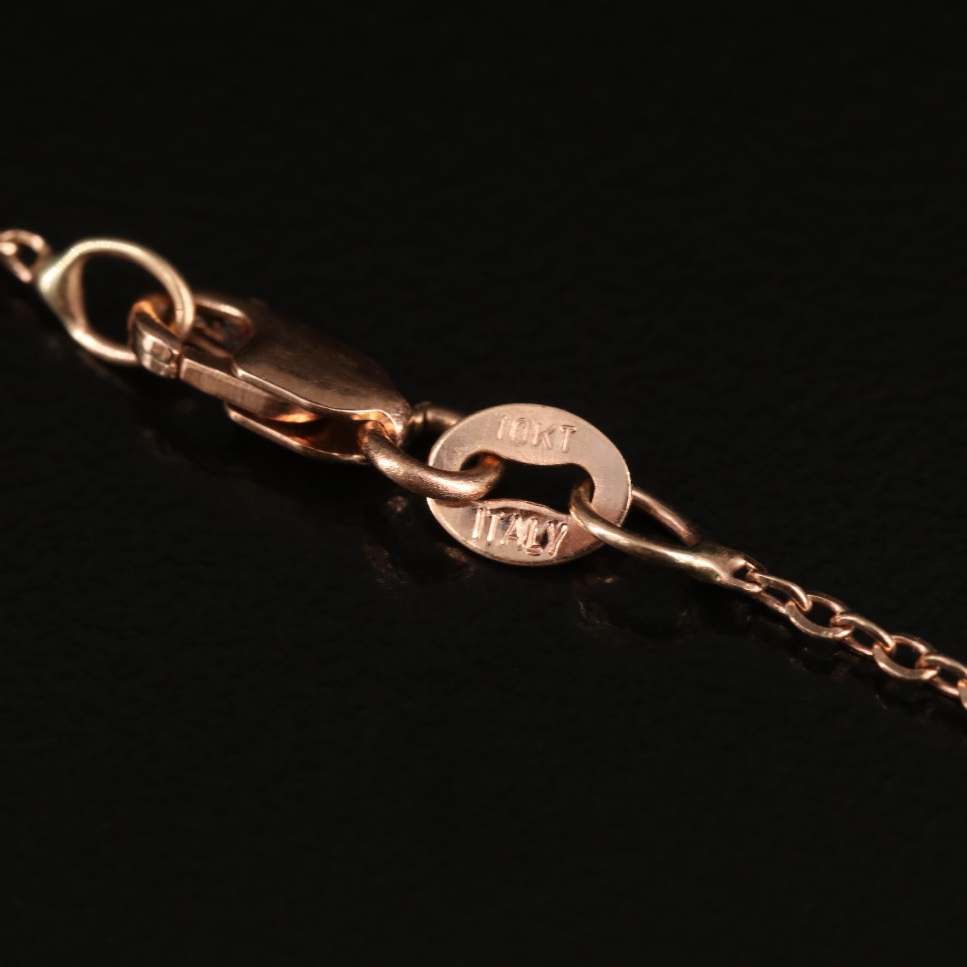 Le Vian 14K and 10K Rose Gold Smoky Quartz and Diamond Pendant Necklace