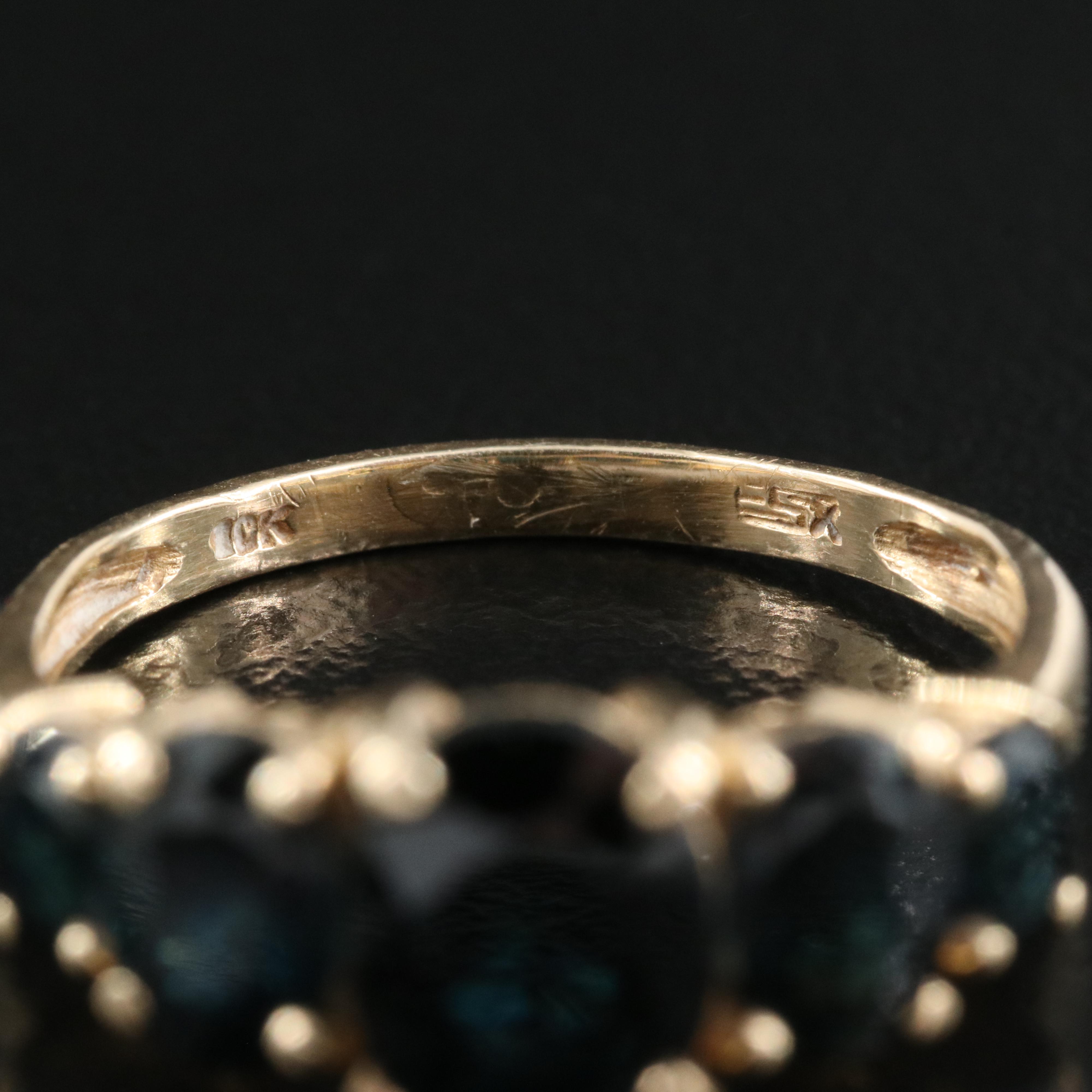 10K Sapphire Ring