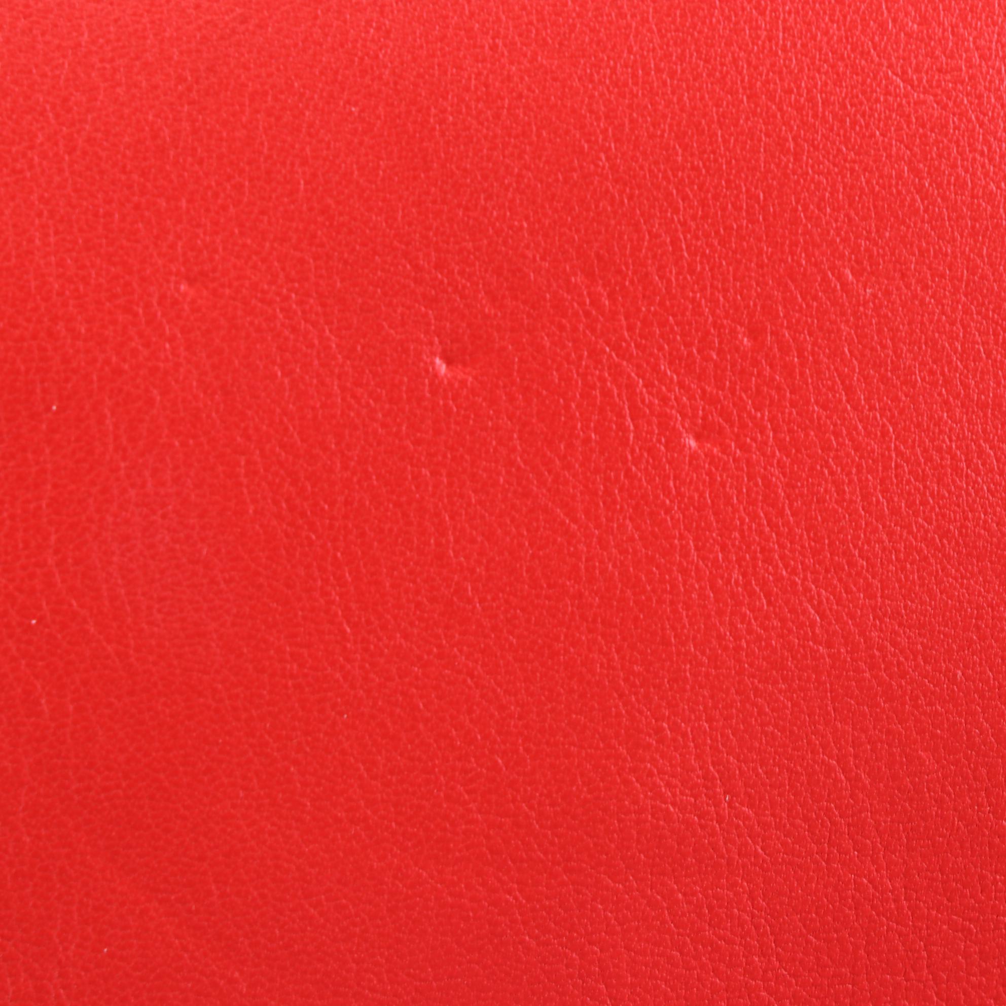 Valentino Rockstud Camera Crossbody Bag in Red Leather