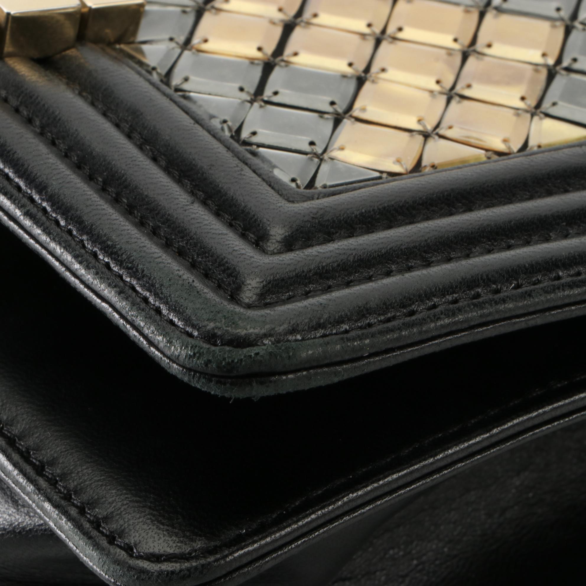 Chanel Small Mosaic Boy Flap Bag in Embellished Lambskin Leather