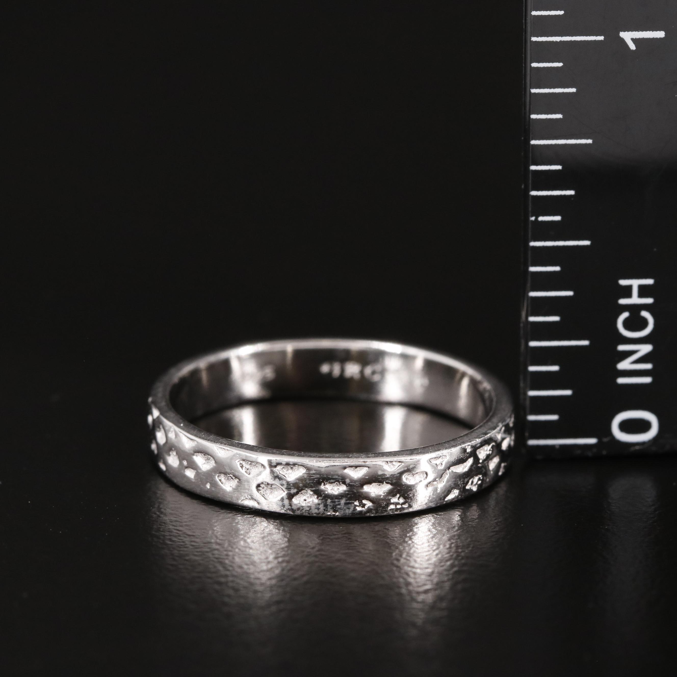 Sterling Textured Band Ring