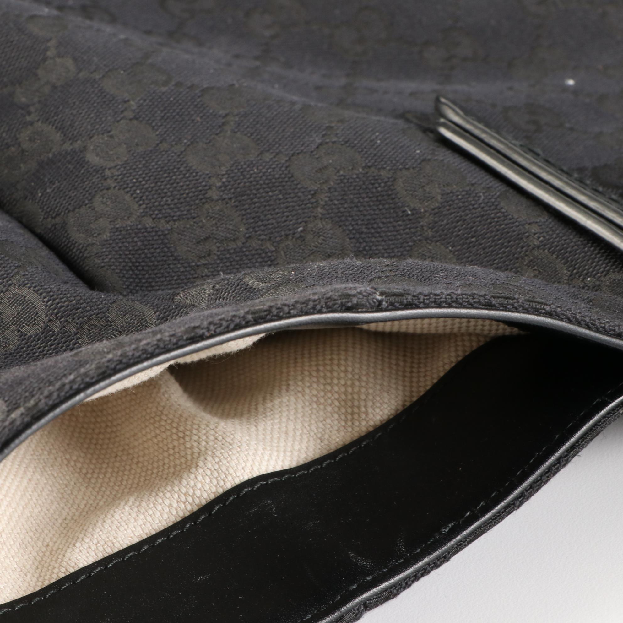 Gucci GG Canvas and Leather Tote