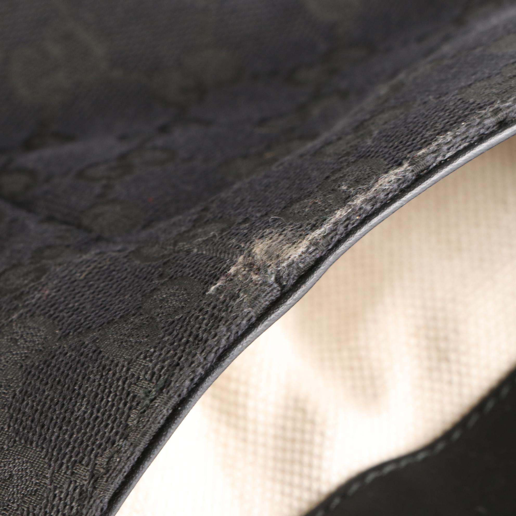 Gucci GG Canvas and Leather Tote