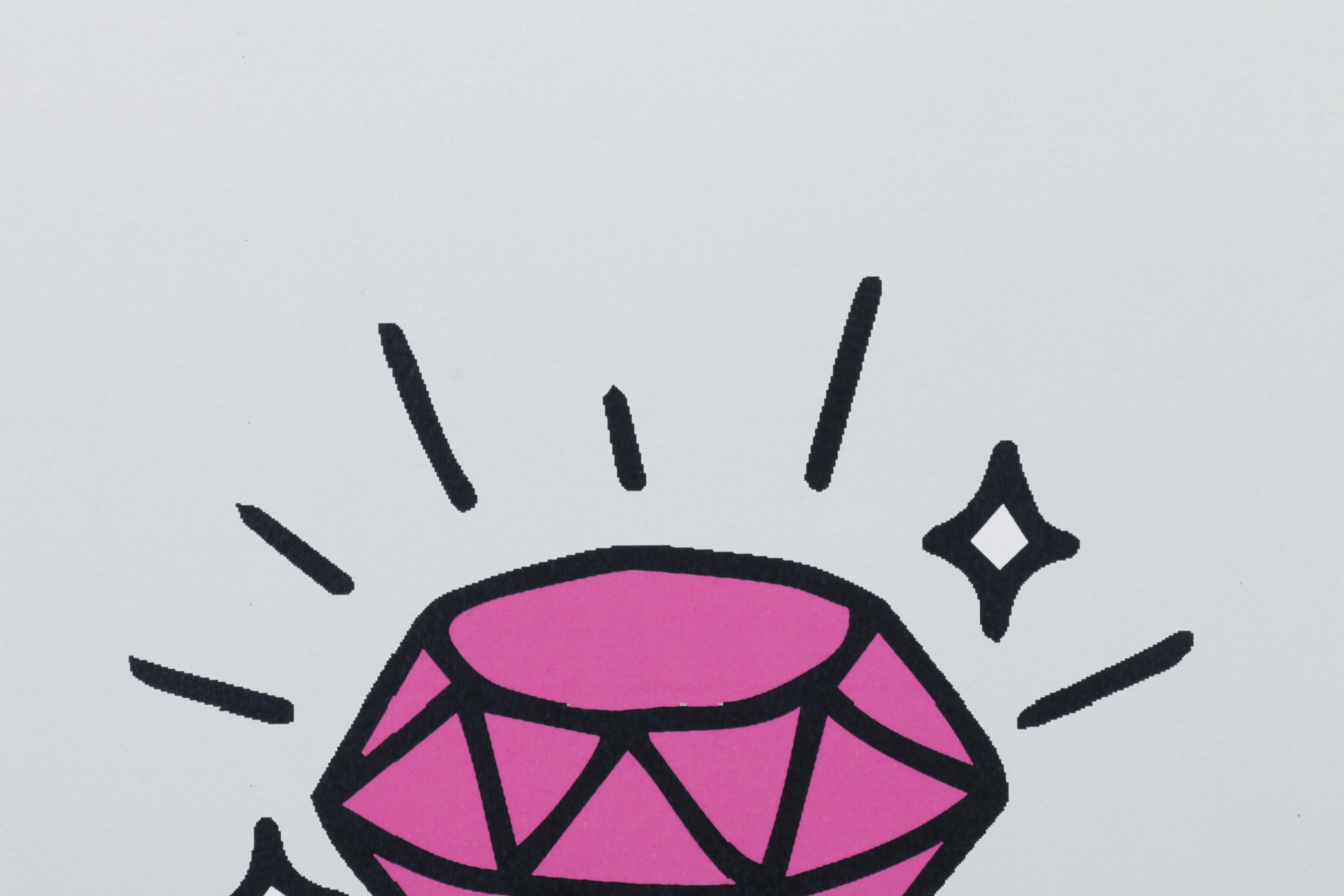 Death NYC Pop Art Graphic Print Homage To Banksy and Tiffany & Co, 2022