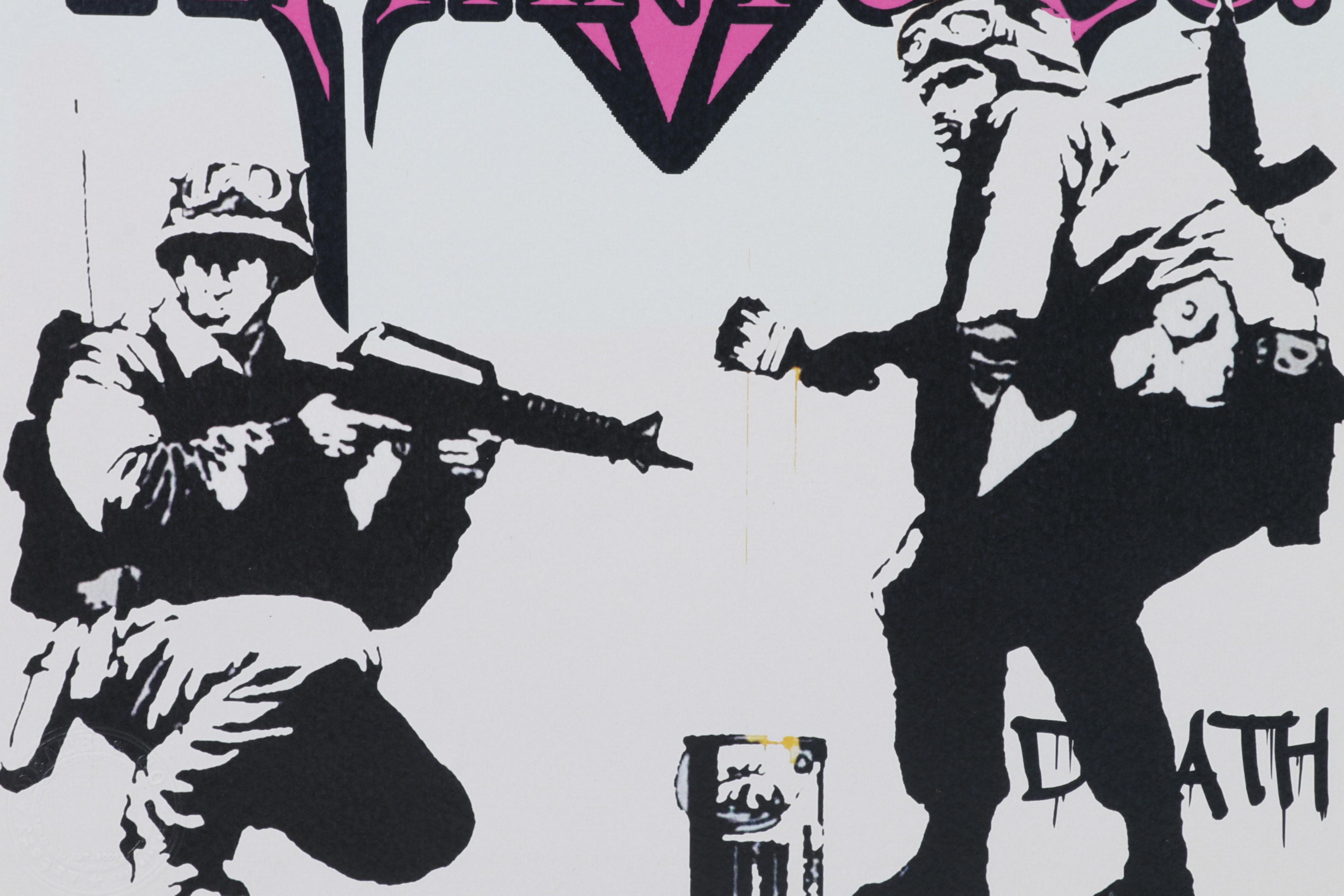 Death NYC Pop Art Graphic Print Homage To Banksy and Tiffany & Co, 2022