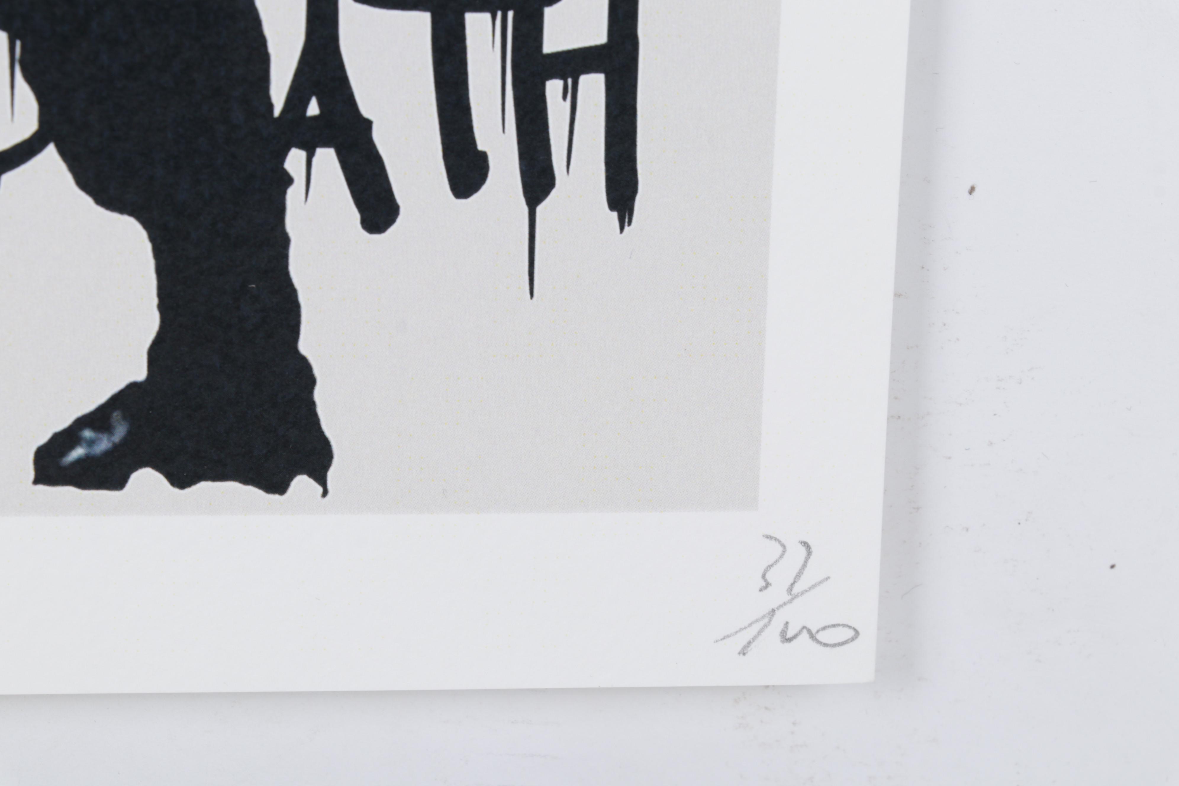 Death NYC Pop Art Graphic Print Homage To Banksy and Tiffany & Co, 2022