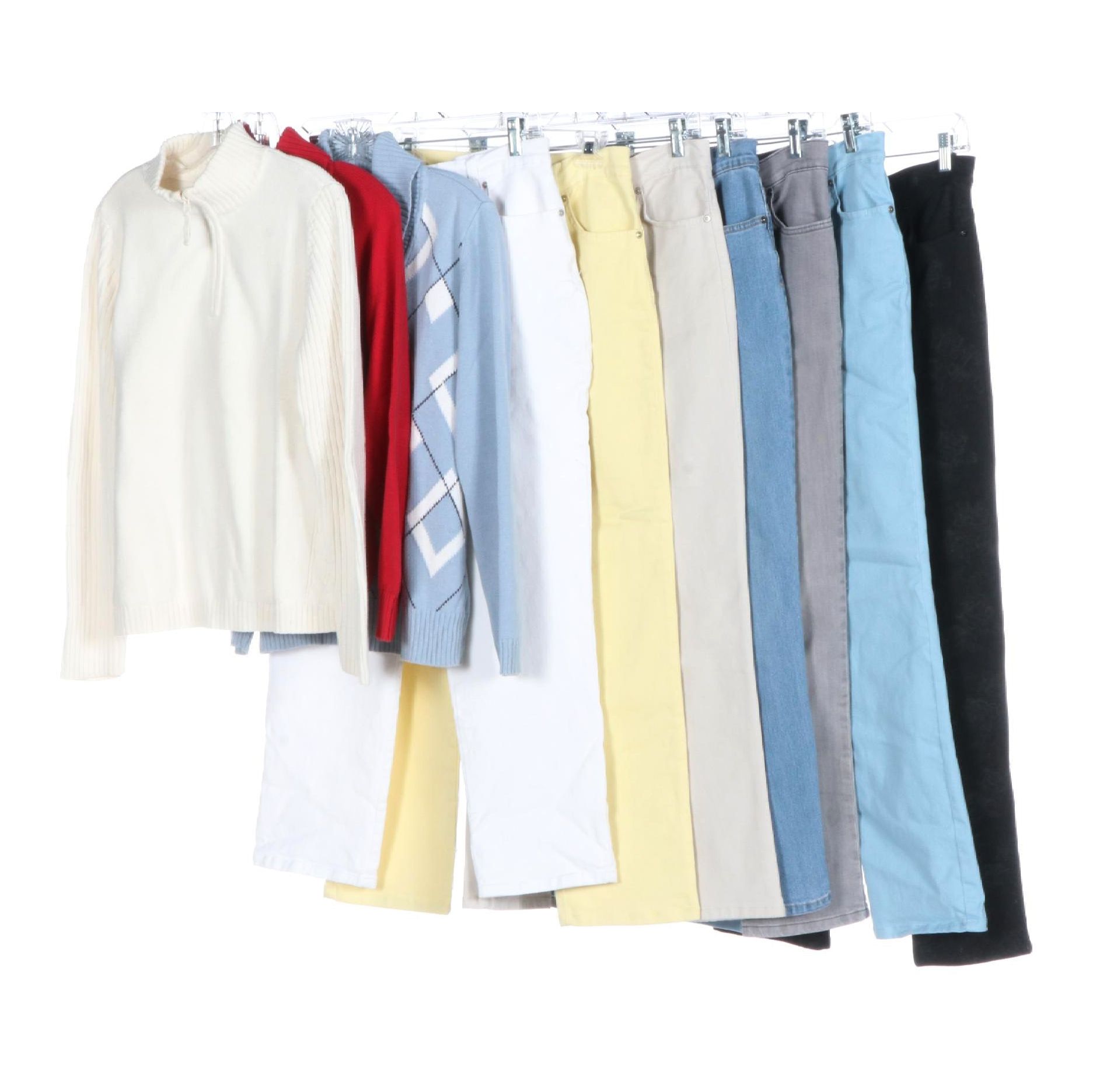 St. John's Bay, Karen Scott Sweaters, and Gloria Vanderbilt Amanda Style Jeans