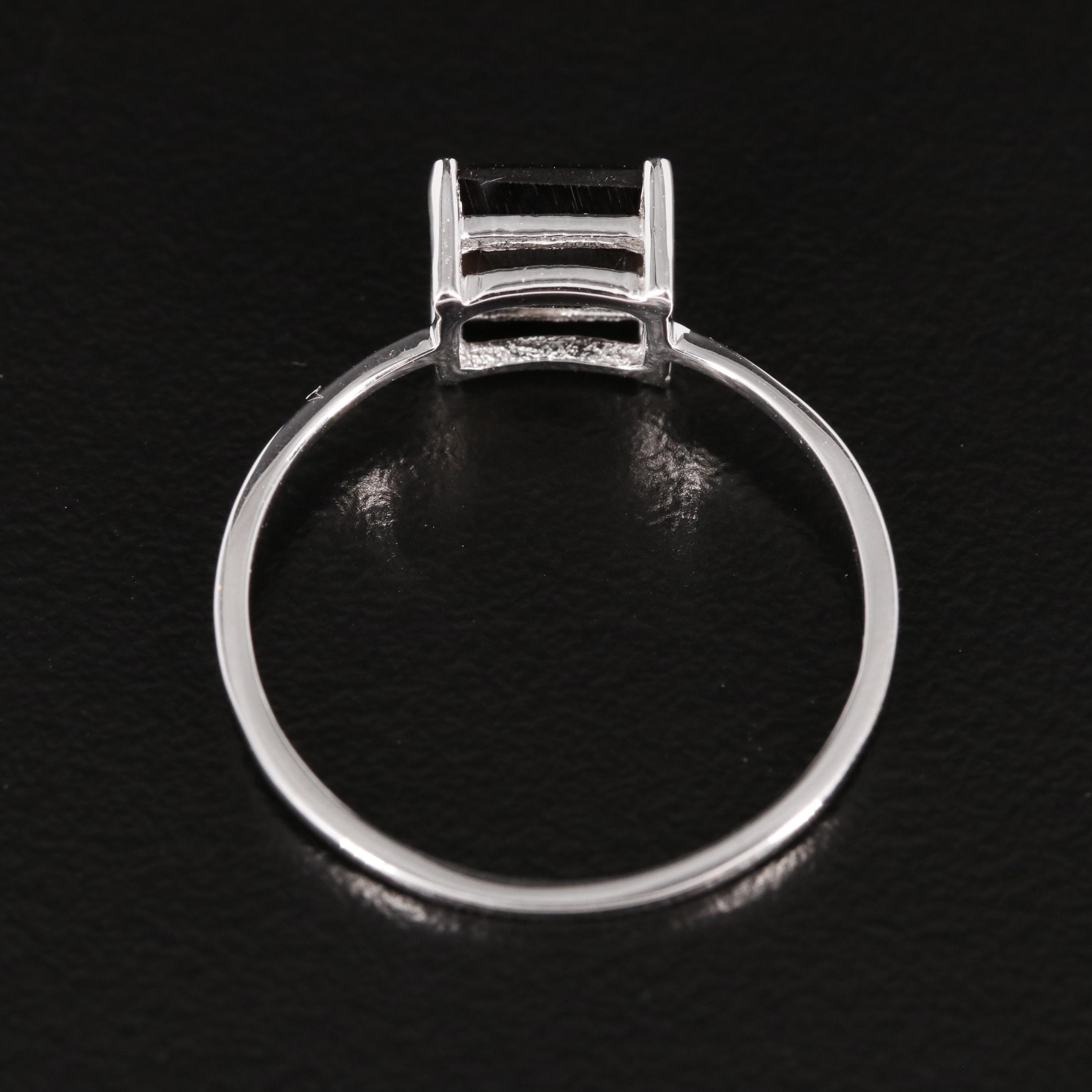 Sterling Smoky Quartz Ring