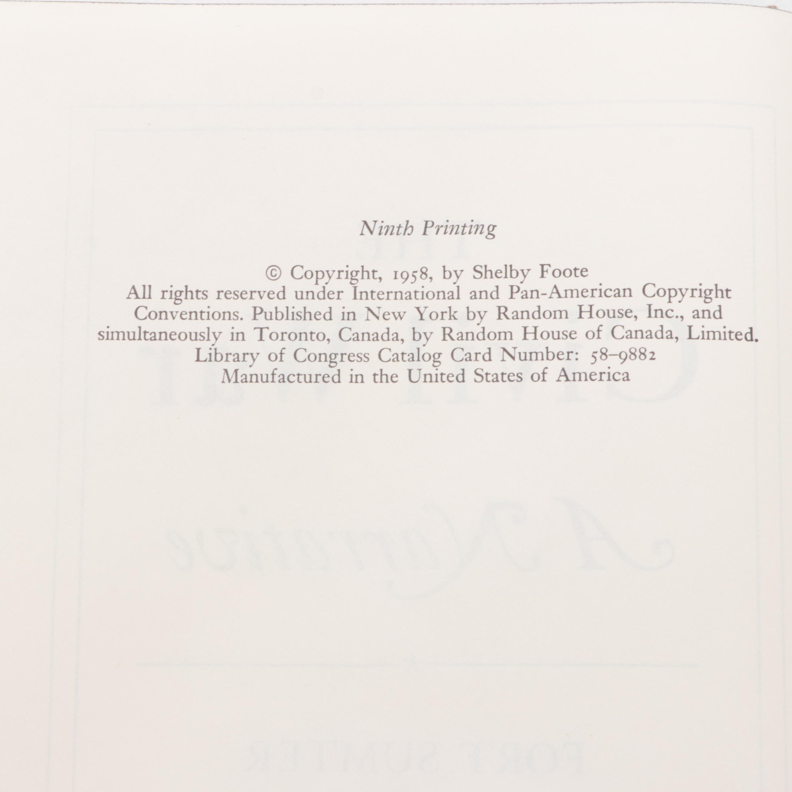 "The Civil War" Complete Three-Volume Set by Shelby Foote