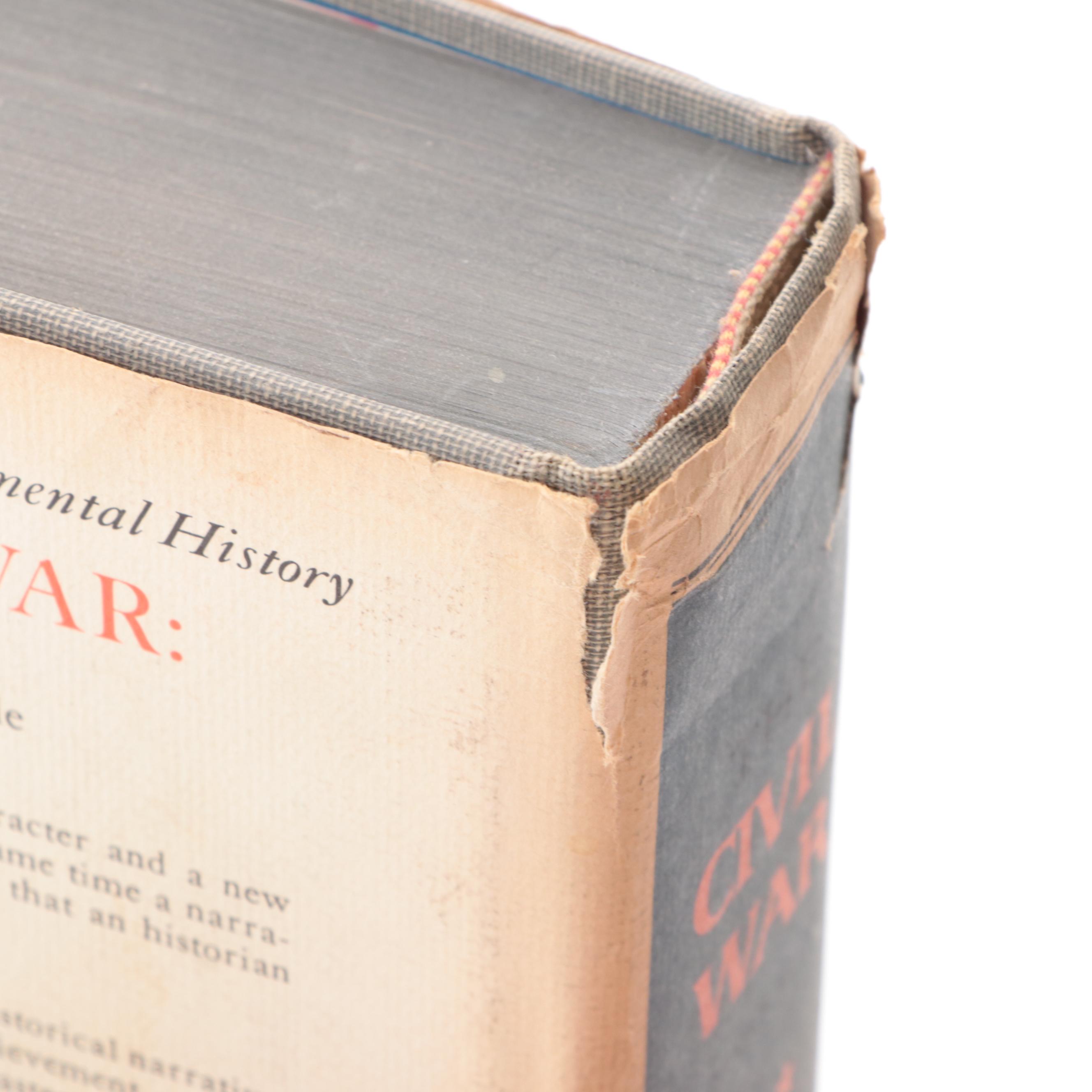 "The Civil War" Complete Three-Volume Set by Shelby Foote