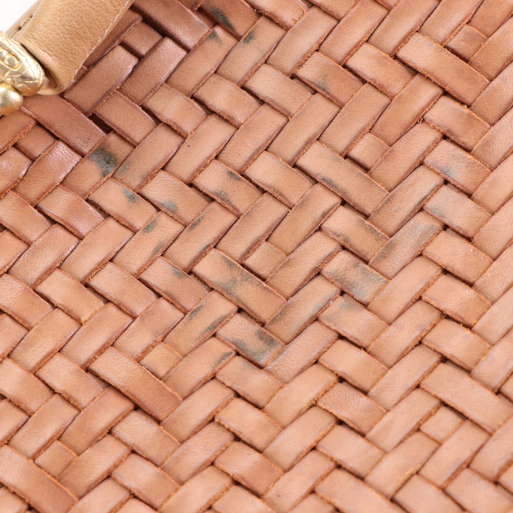 Barry Kieselstein-Cord Shoulder Bag in Woven Leather