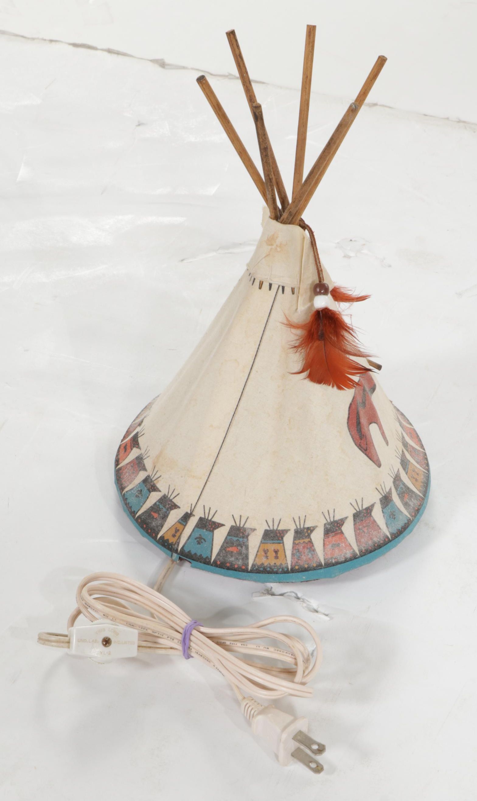 Native American Woven Wall Hanging, Decorative Glass Plate, Gourds, & More Decor