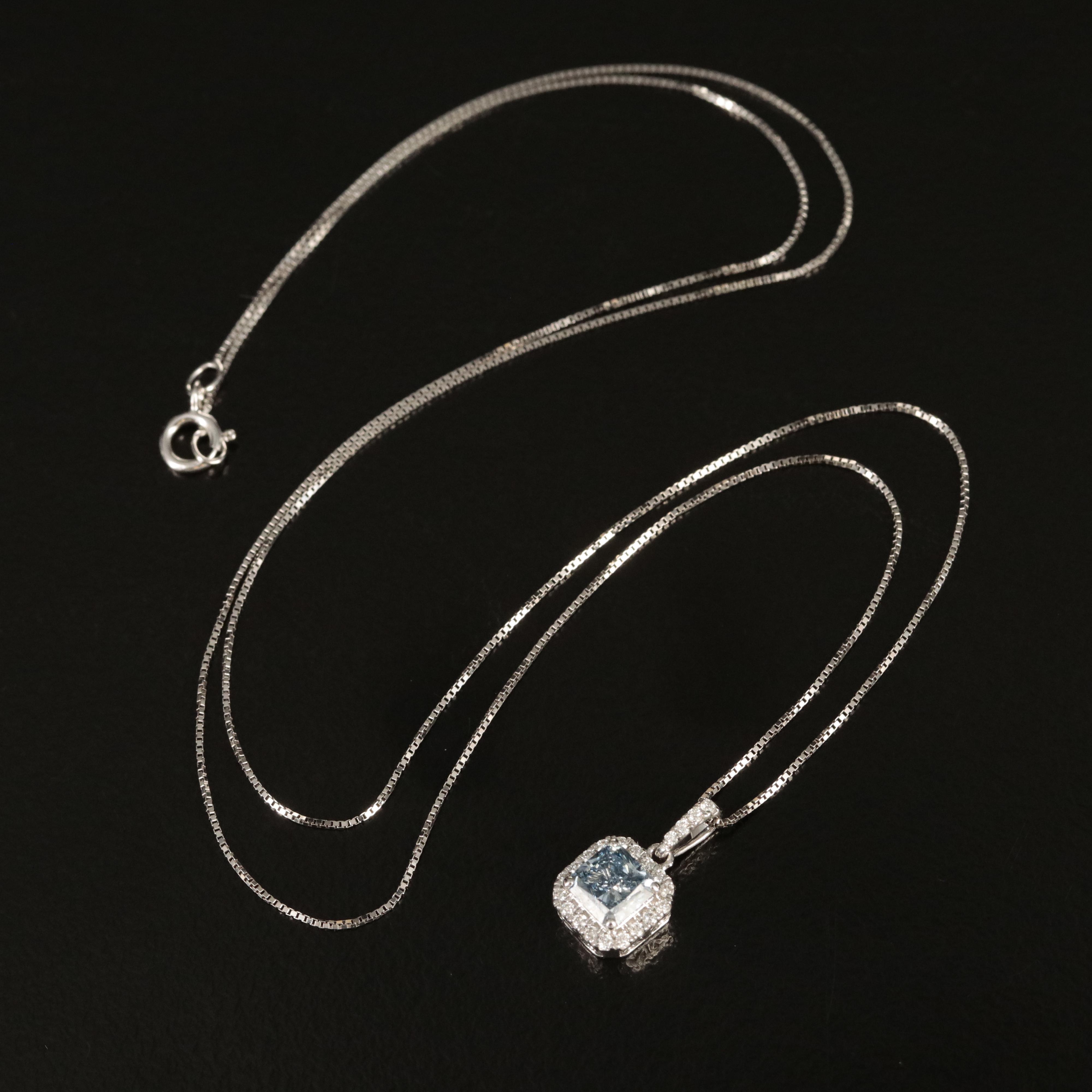 14K 0.63 CTW Lab Grown Diamond Pendant Necklace