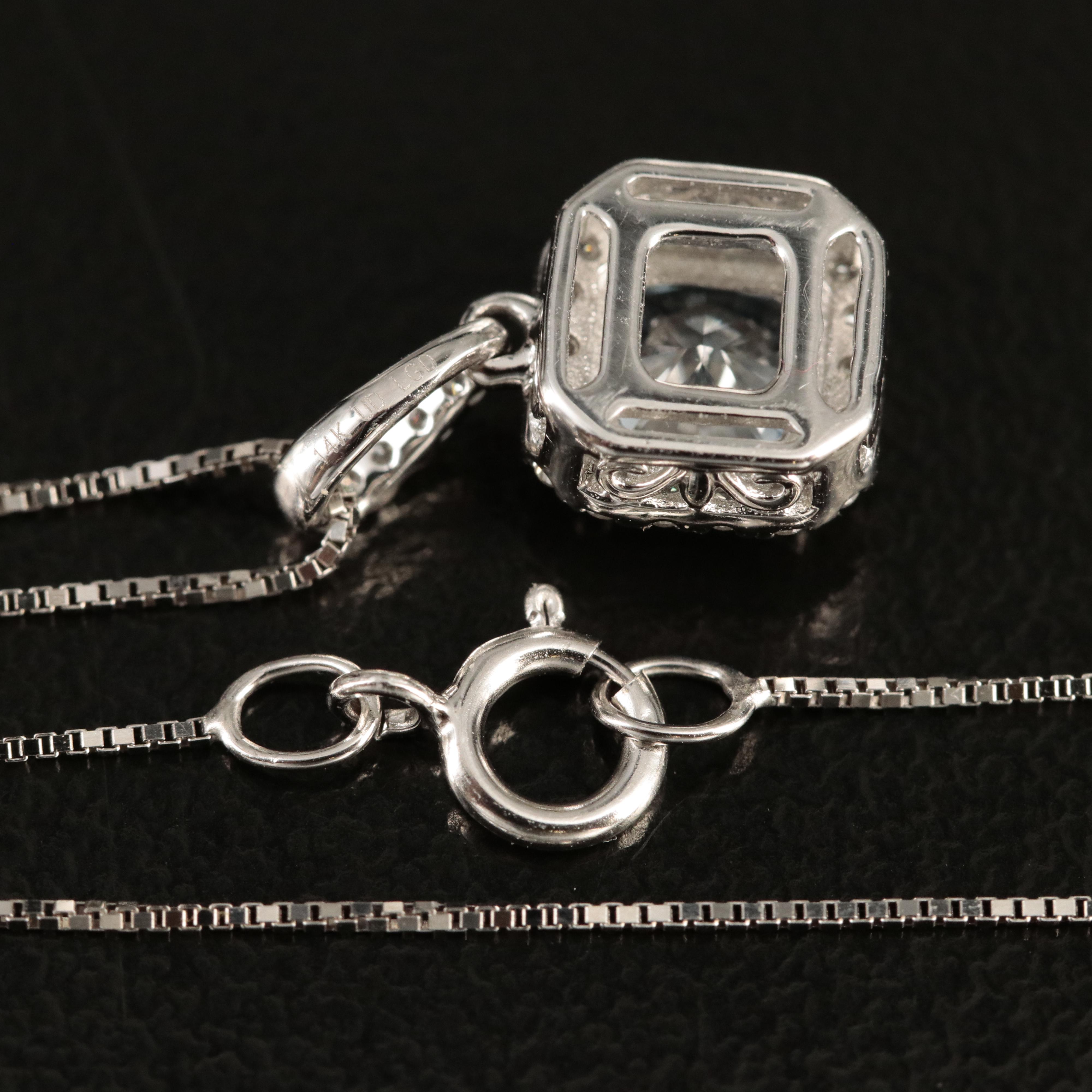 14K 0.63 CTW Lab Grown Diamond Pendant Necklace