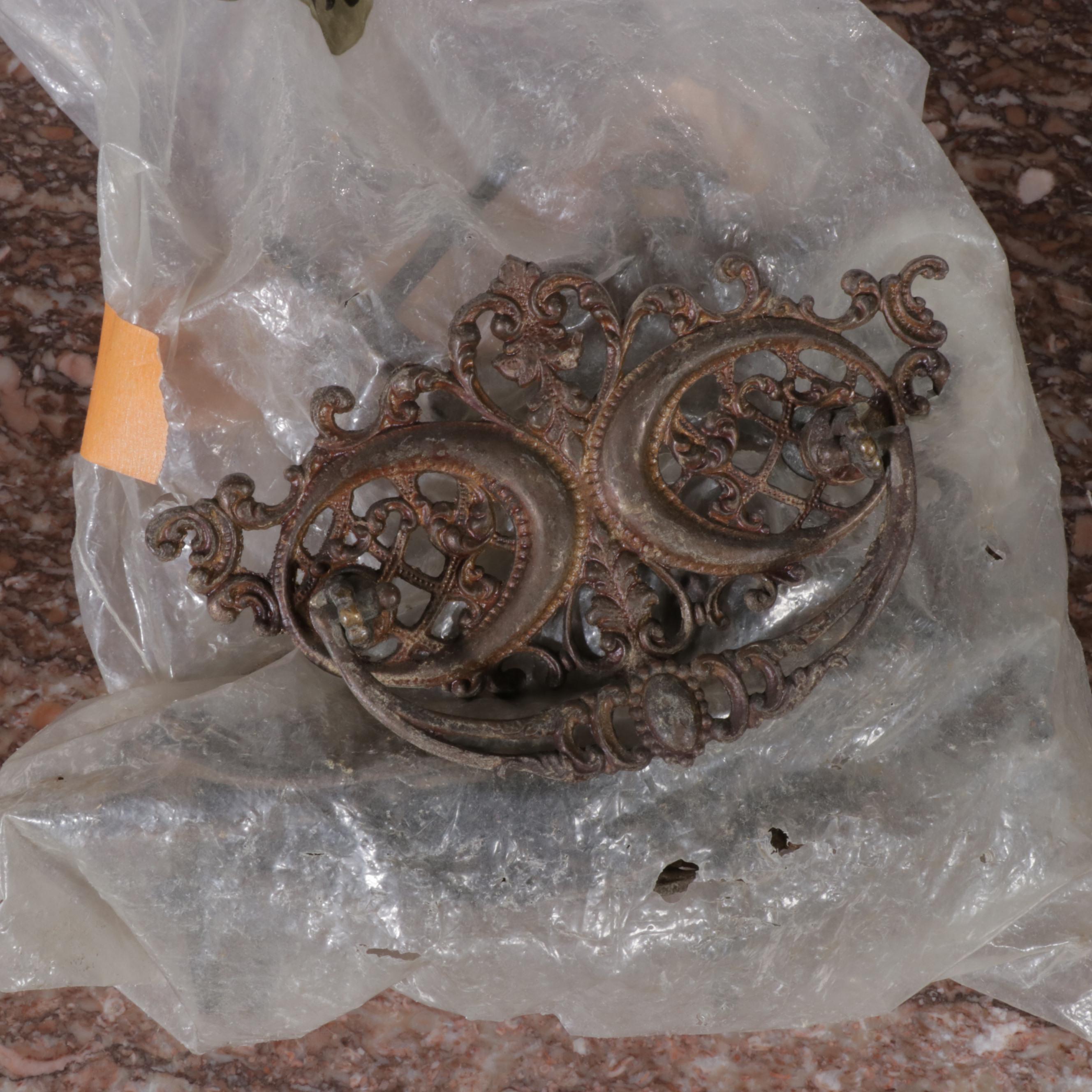 Victorian Walnut and Marble Top Five-Drawer Bowfront Chest, Late 19th Century