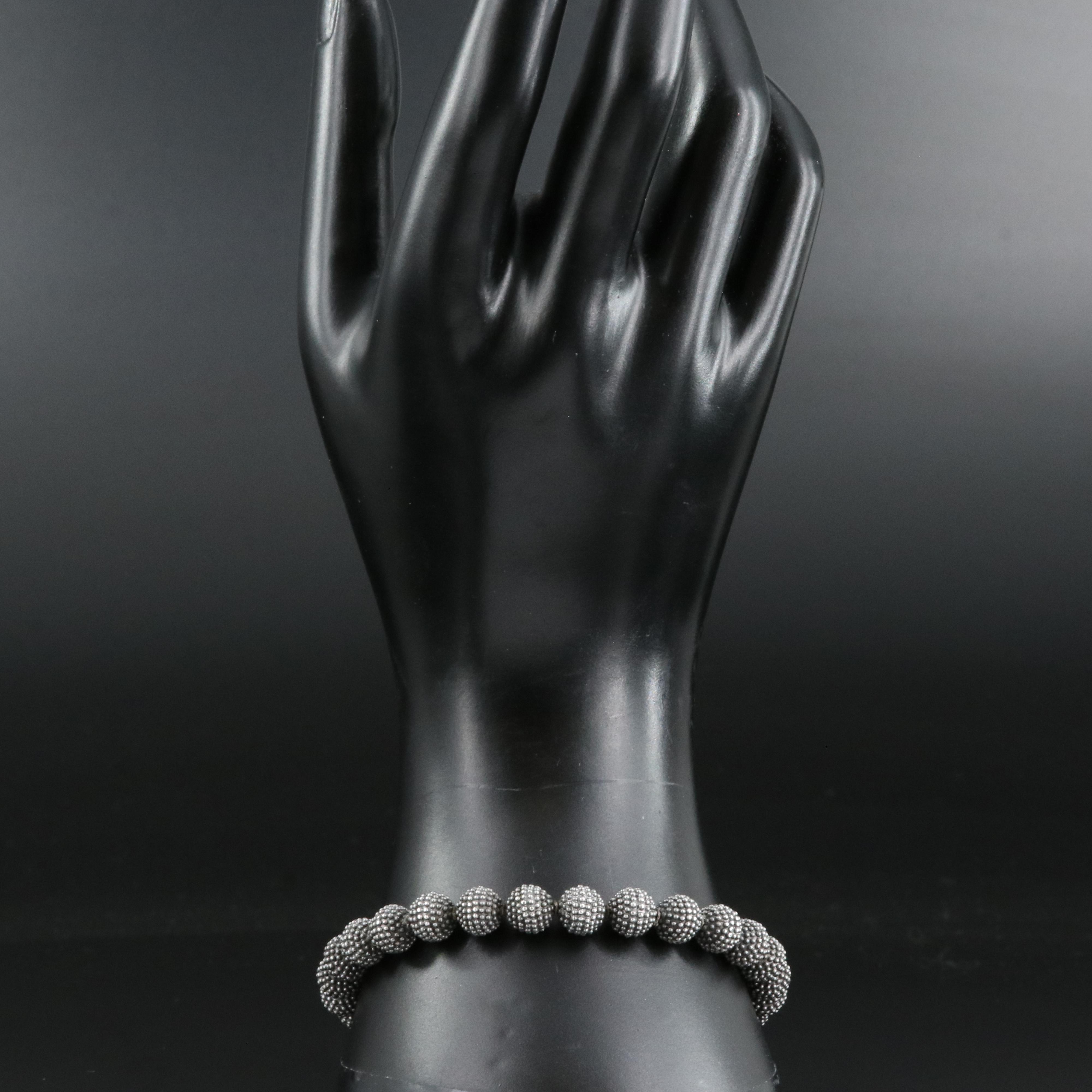 John Hardy Sterling Beaded Bracelet