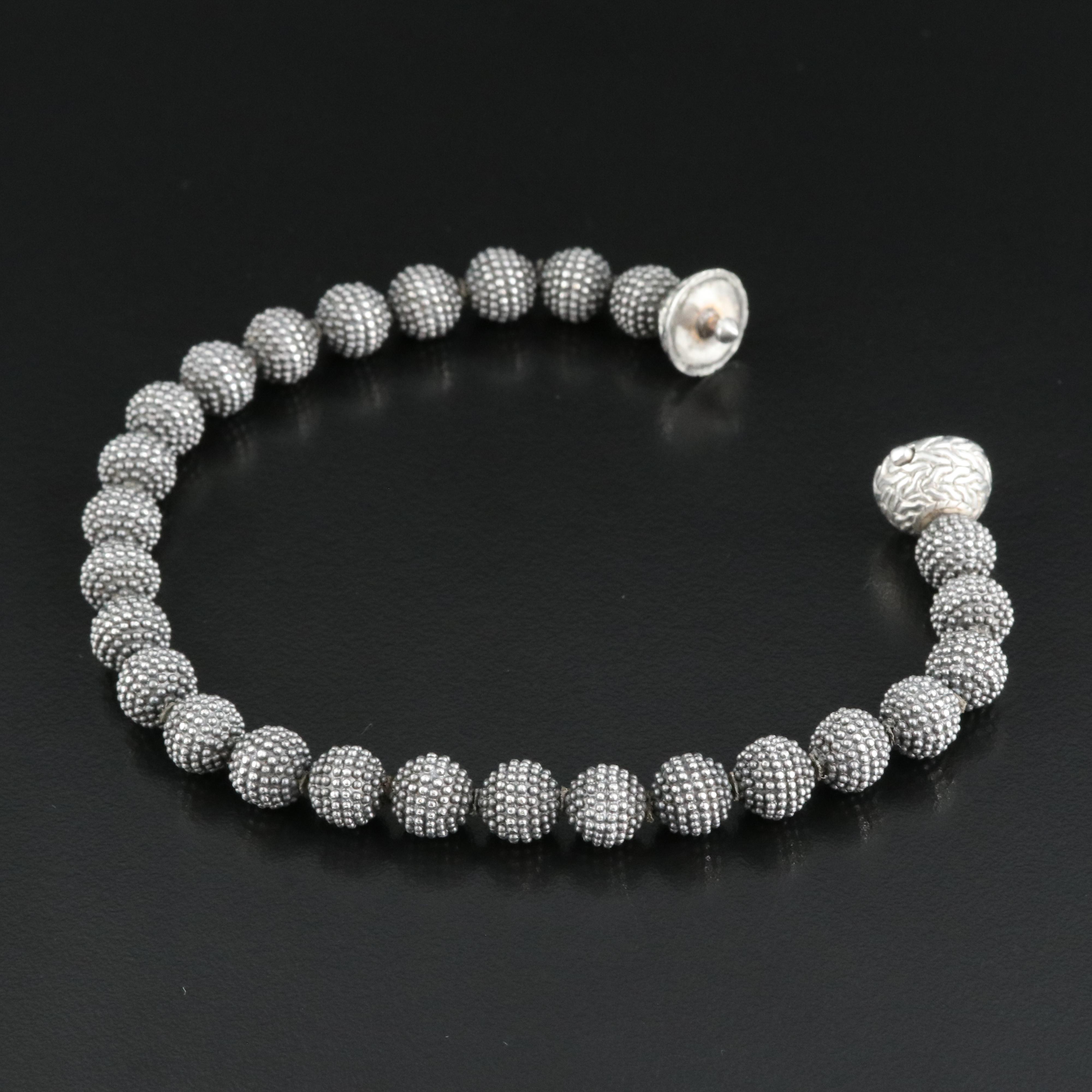John Hardy Sterling Beaded Bracelet