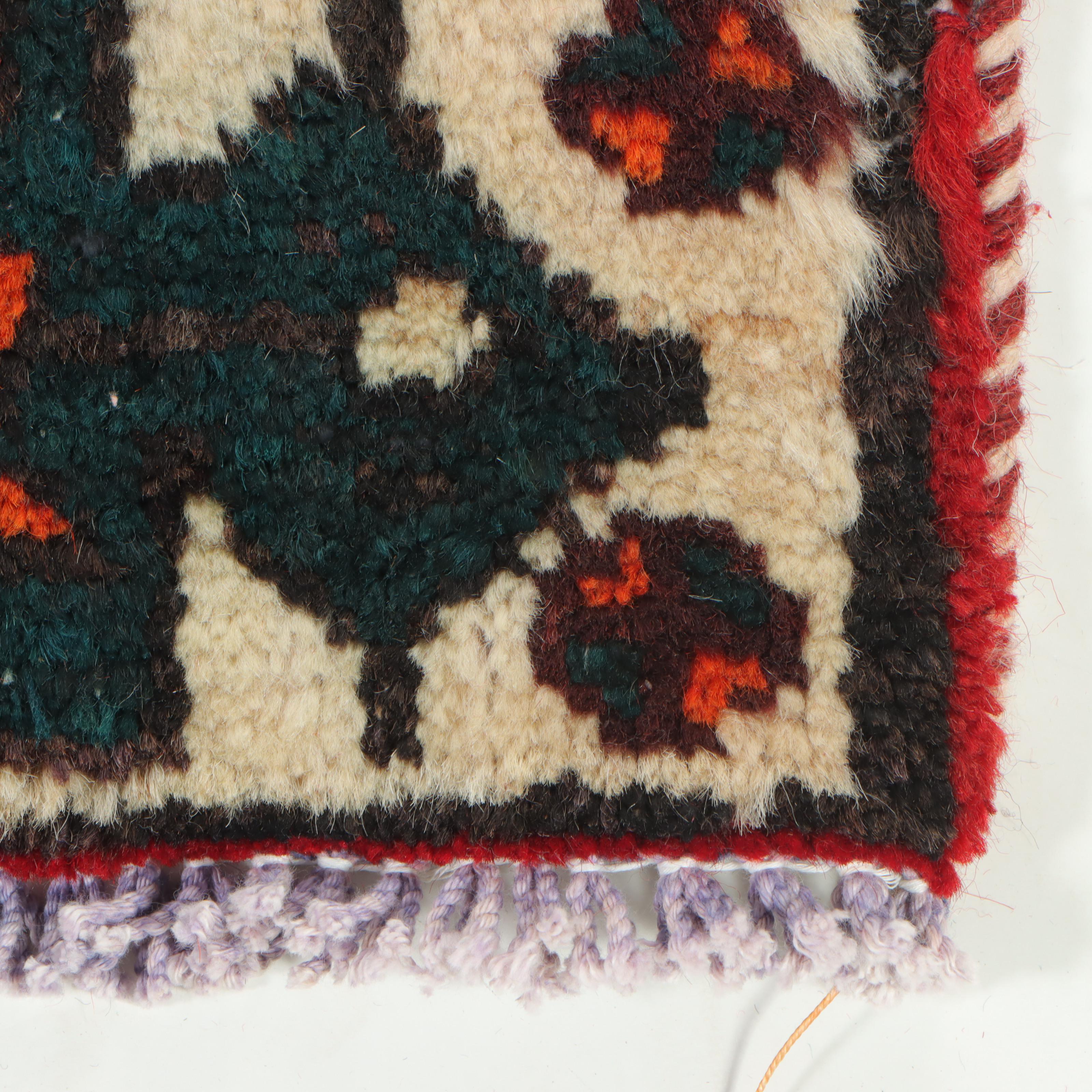 5' x 9'7 Hand-Knotted Persian Kurdish Area Rug