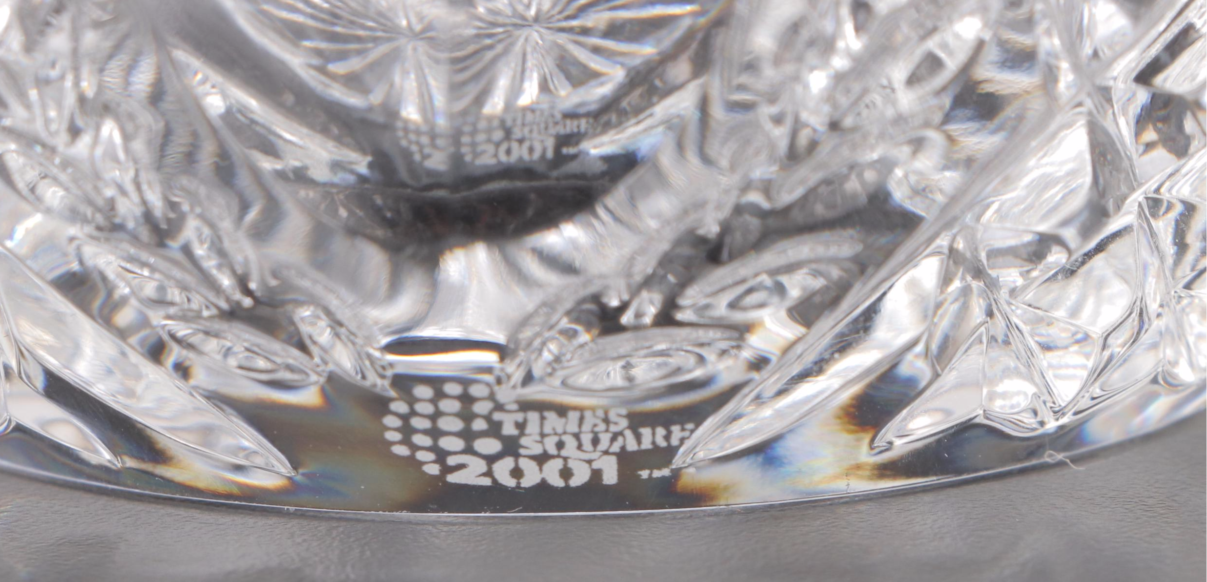 Waterford Crystal "Glandore" with Times Square 2001 Commemorative and Other Bowl