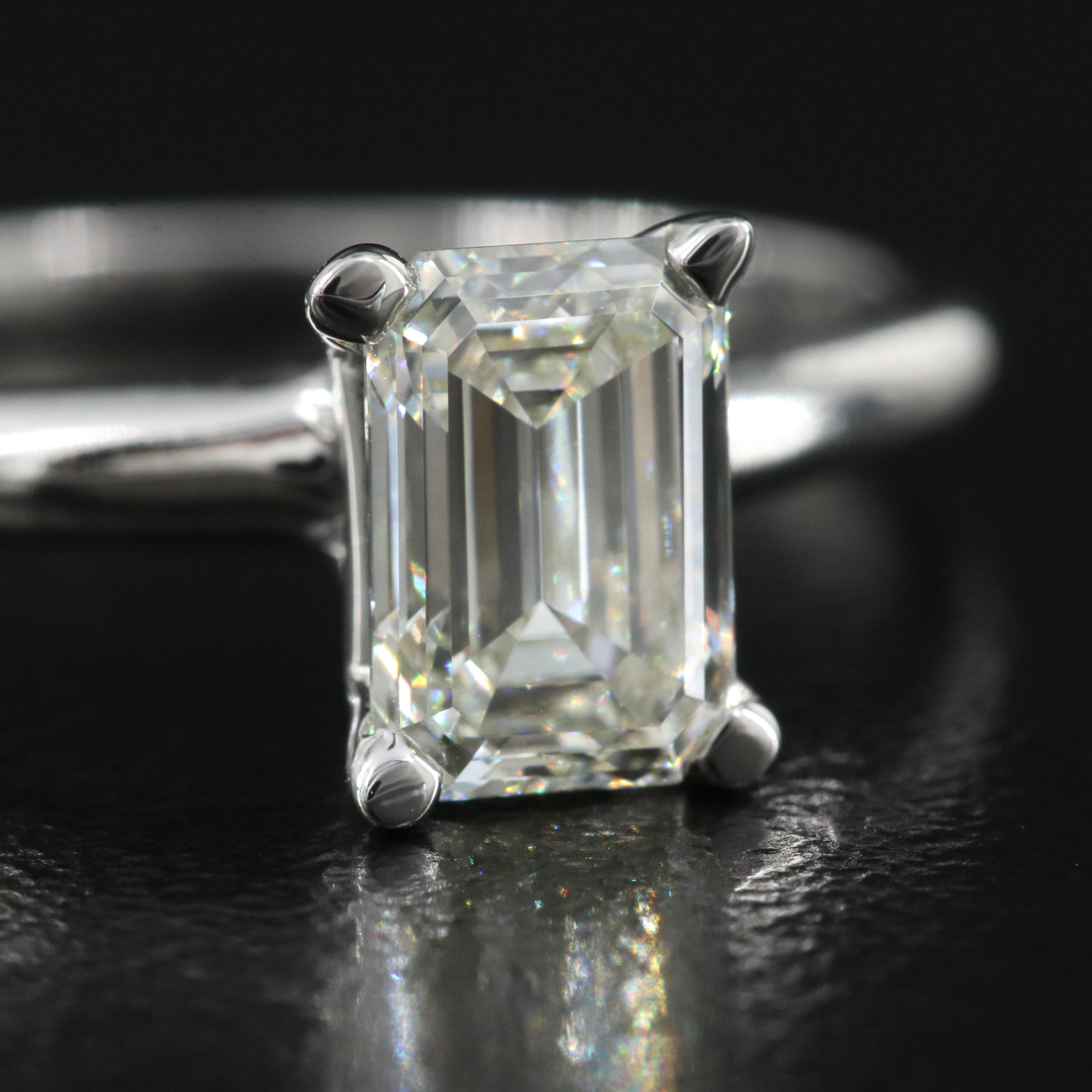 14K 1.04 CT Lab Grown Diamond Solitaire Ring