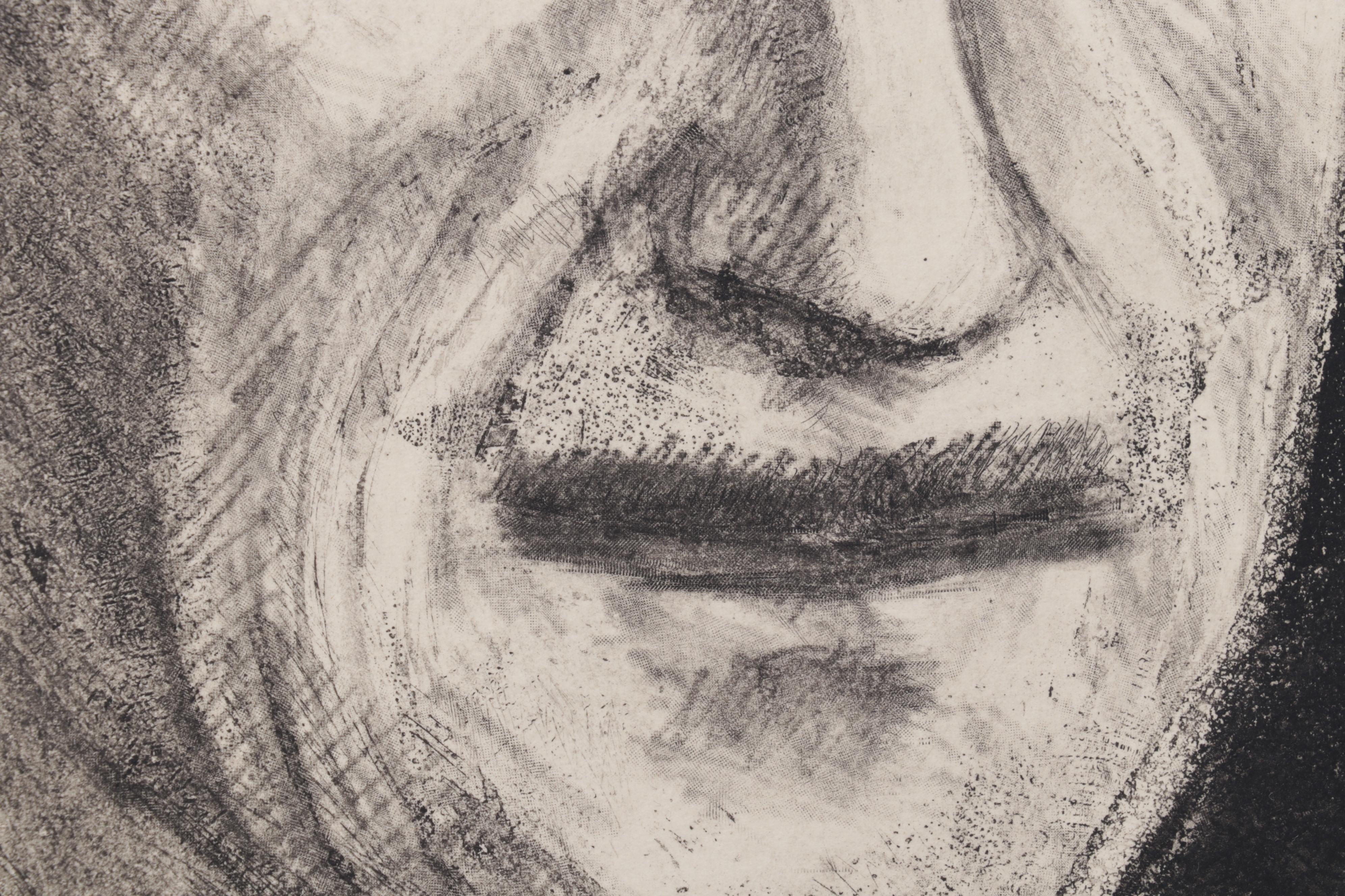 Sidney Chafetz Etching With Aquatint "George Orwell," 1984