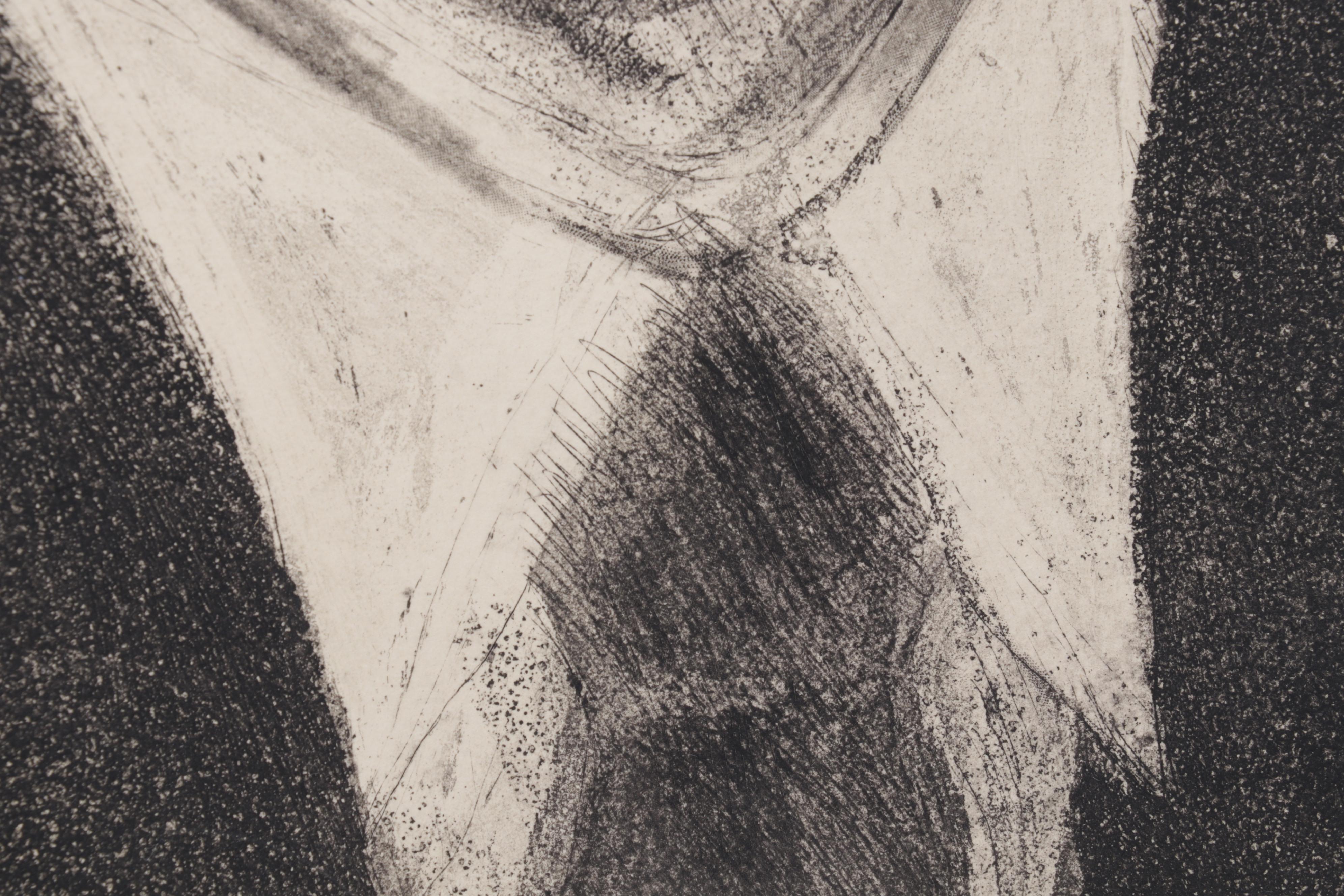 Sidney Chafetz Etching With Aquatint "George Orwell," 1984