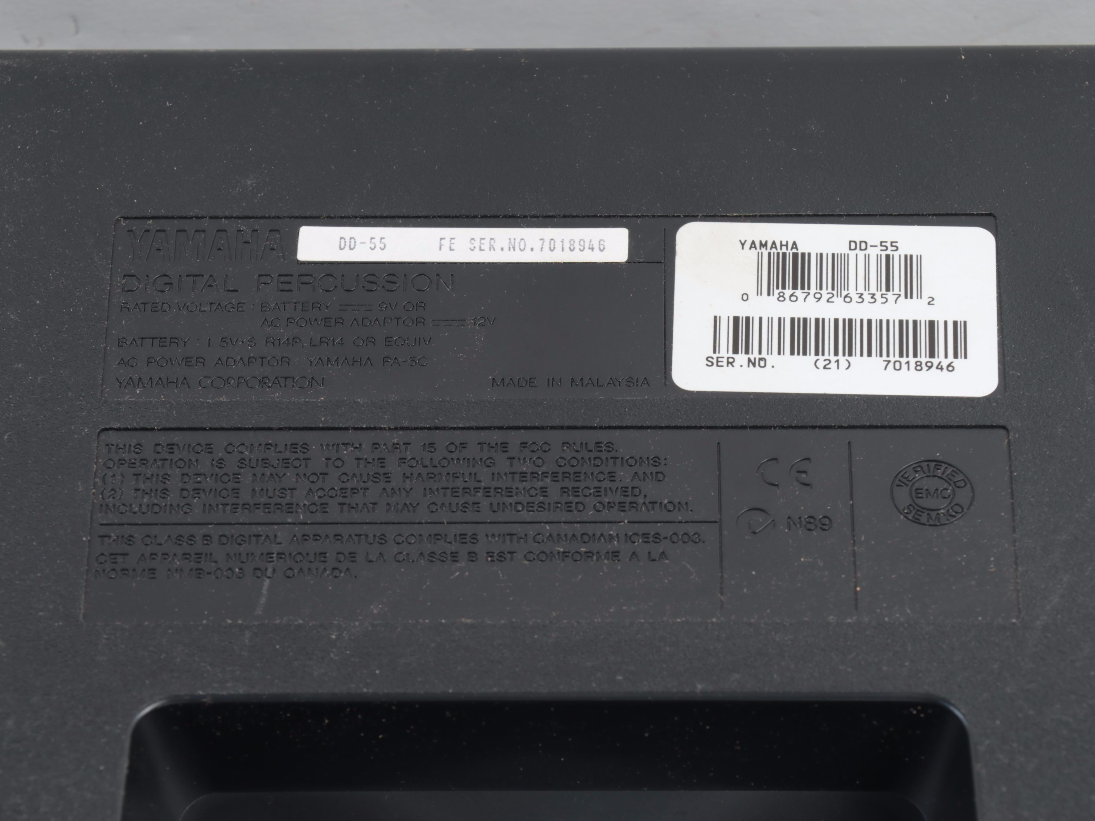 Yamaha DD-55 Drum Pro Digital Percussion Set