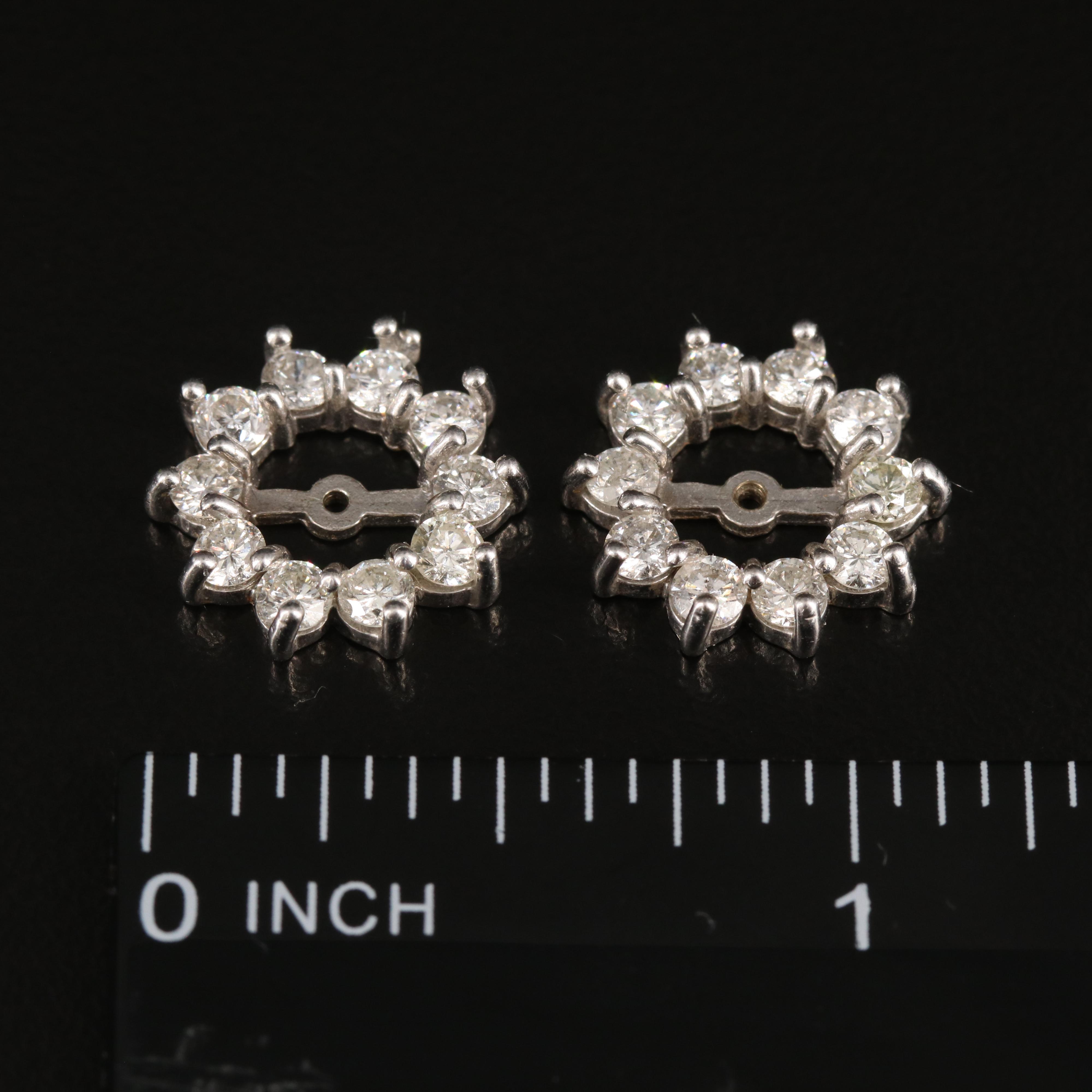 14K 1.68 CTW Diamond Earring Jackets