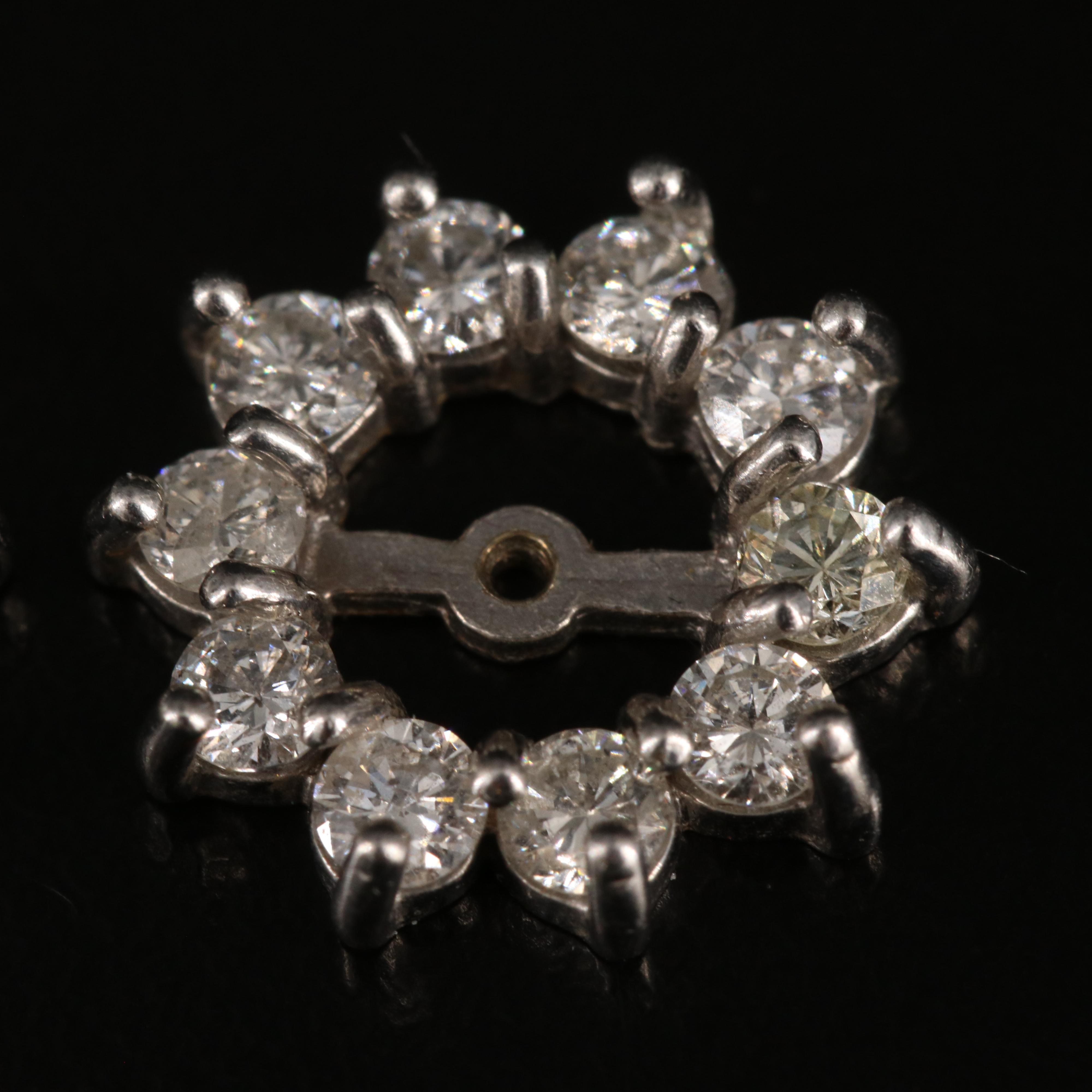 14K 1.68 CTW Diamond Earring Jackets