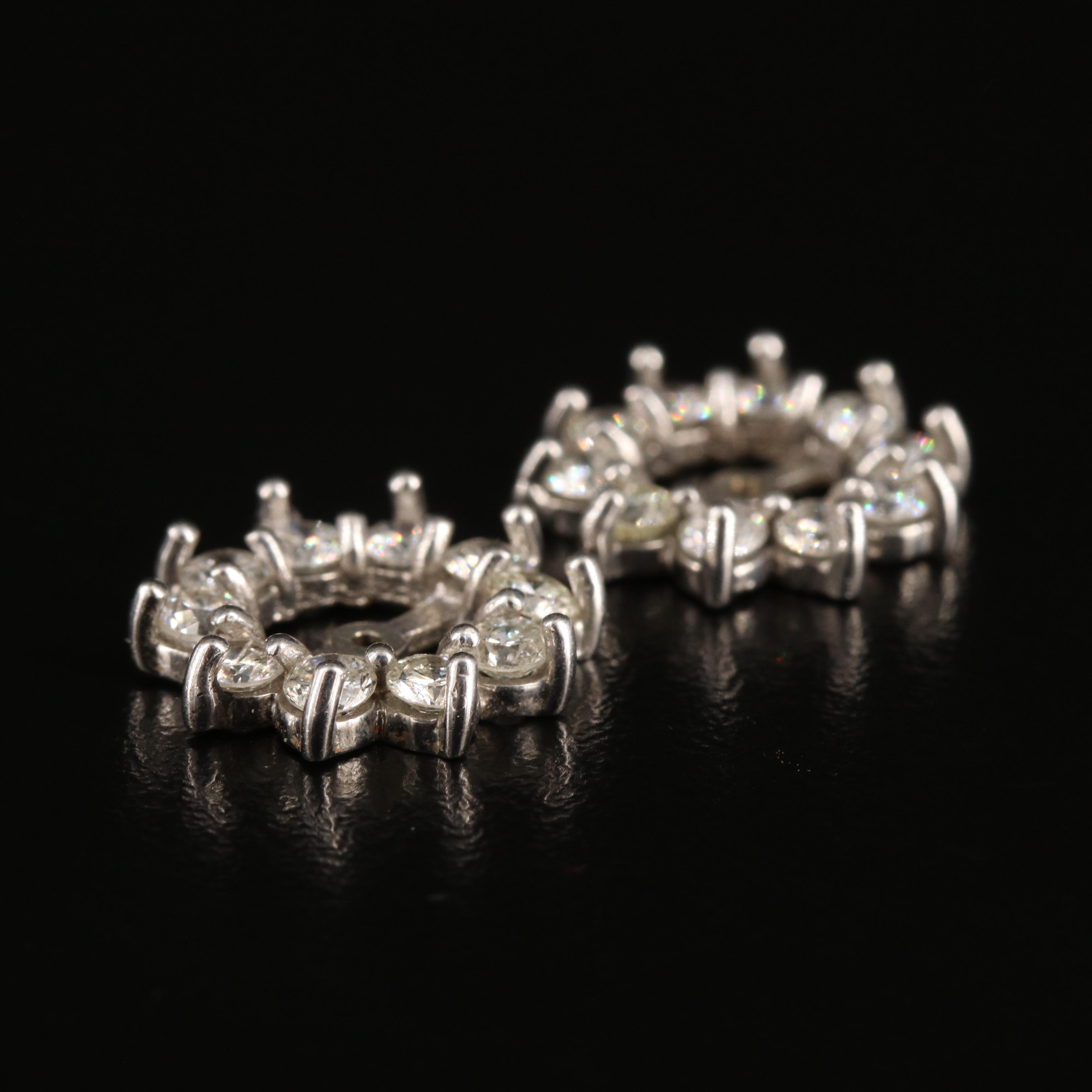 14K 1.68 CTW Diamond Earring Jackets