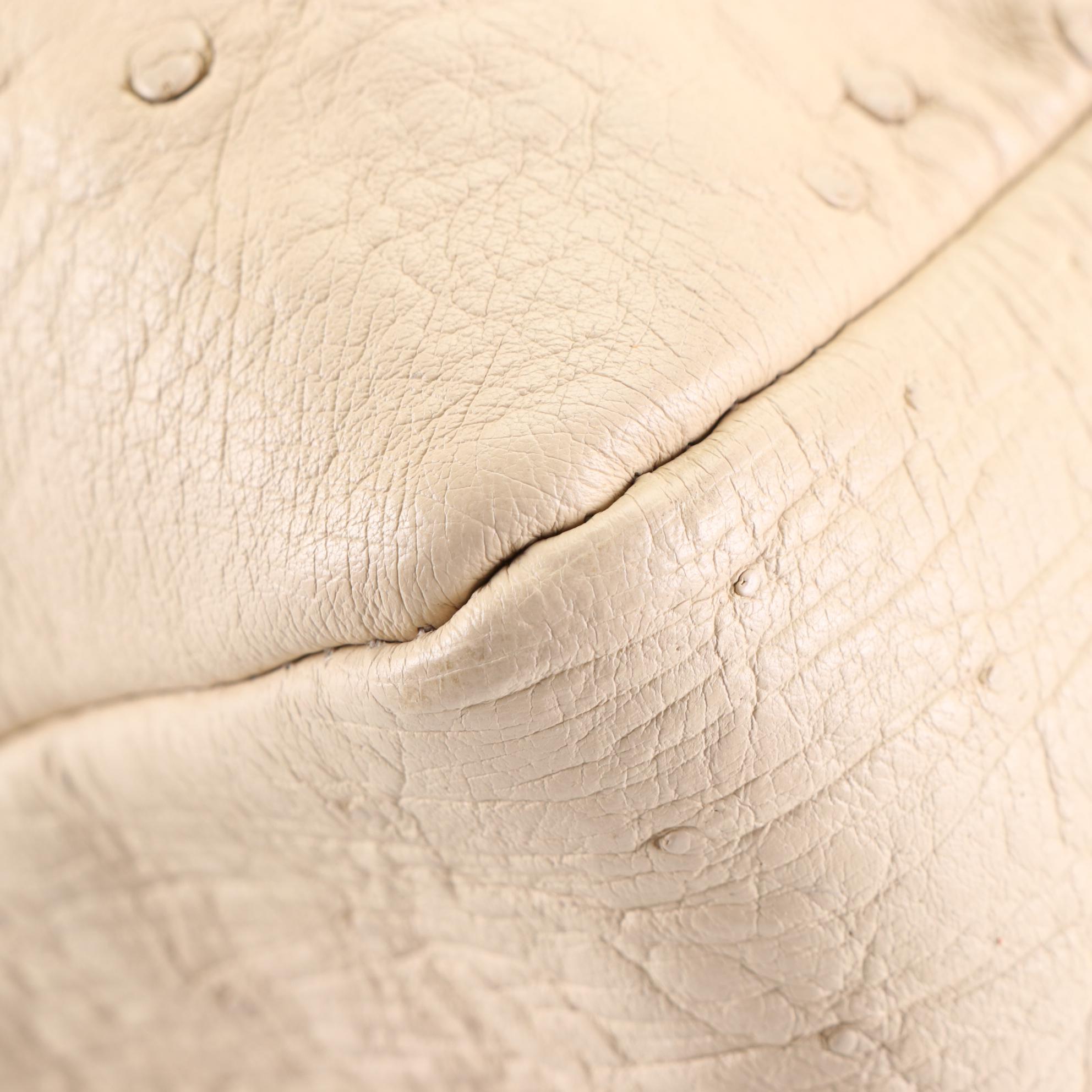 Gucci Horsebit Hobo Bag in Ostrich Leather