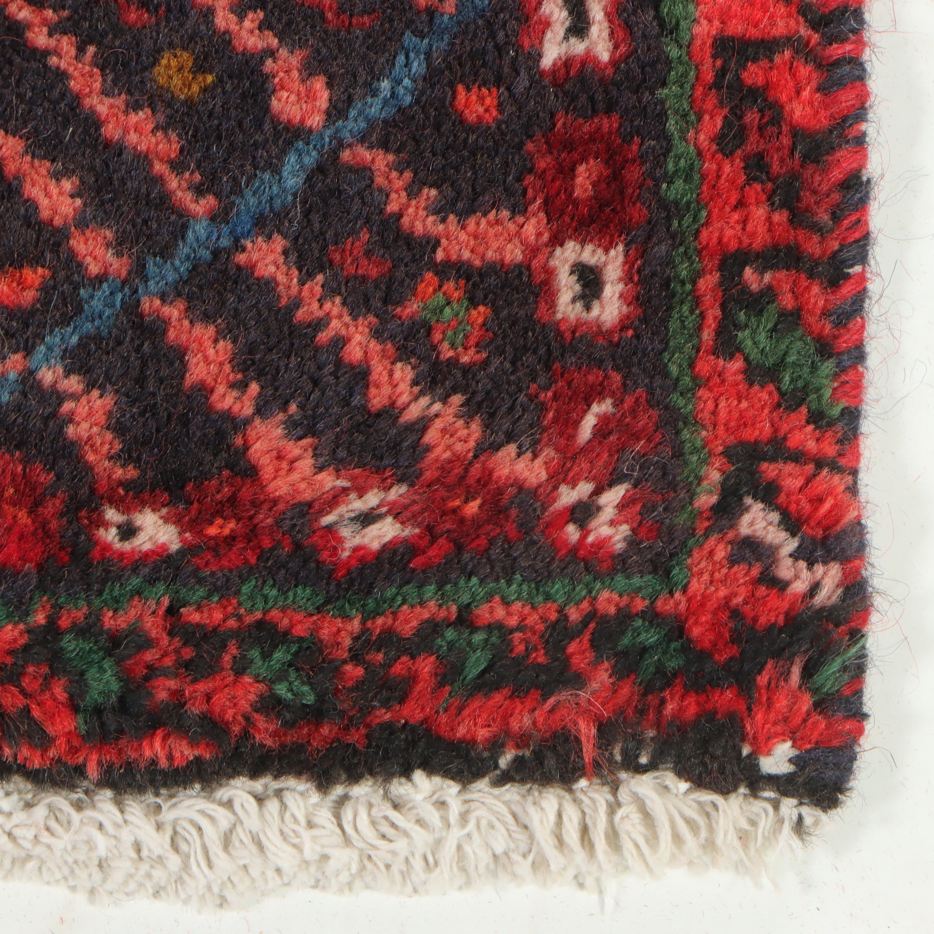 3'4 x 9'1 Hand-Knotted Persian Karaja Long Rug