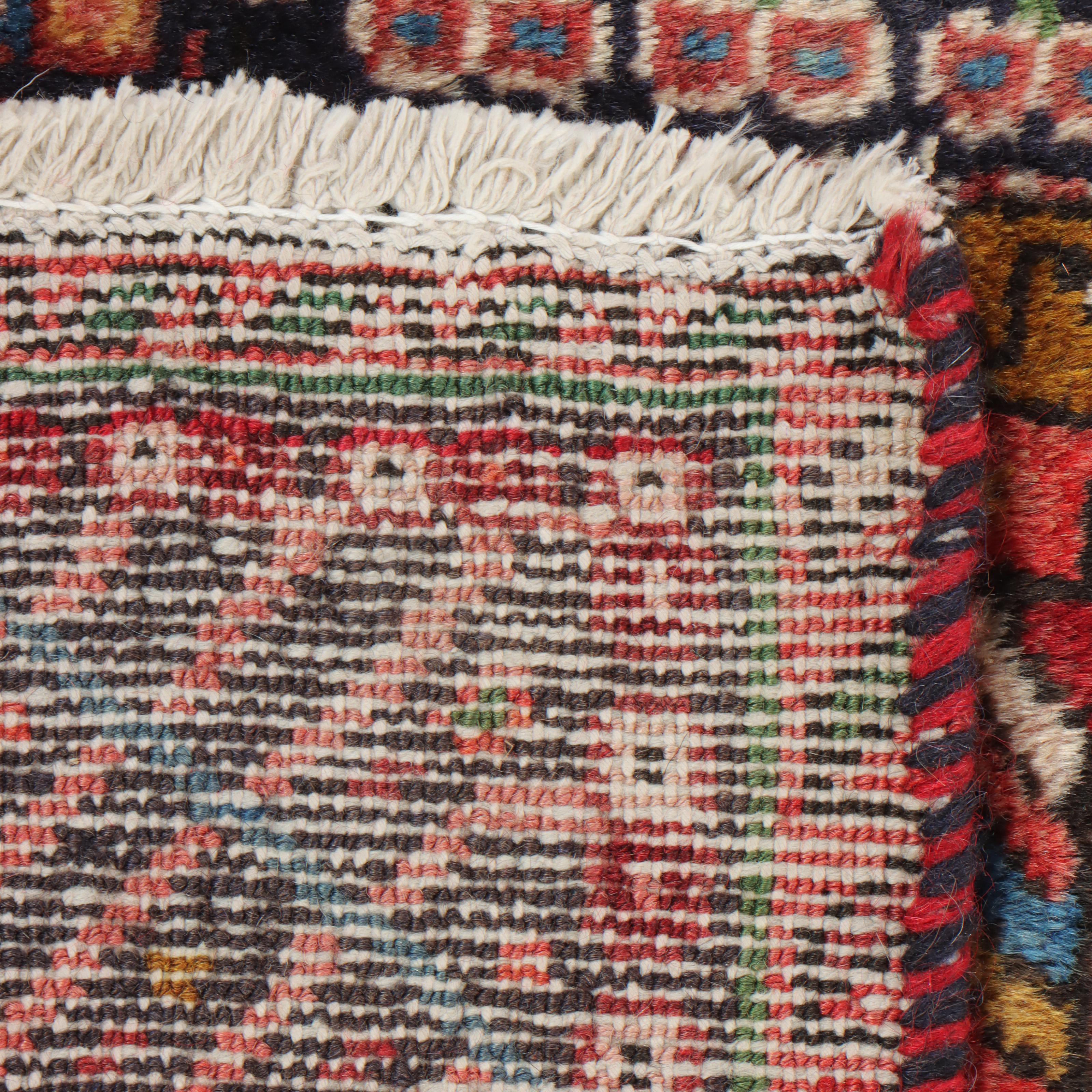 3'4 x 9'1 Hand-Knotted Persian Karaja Long Rug