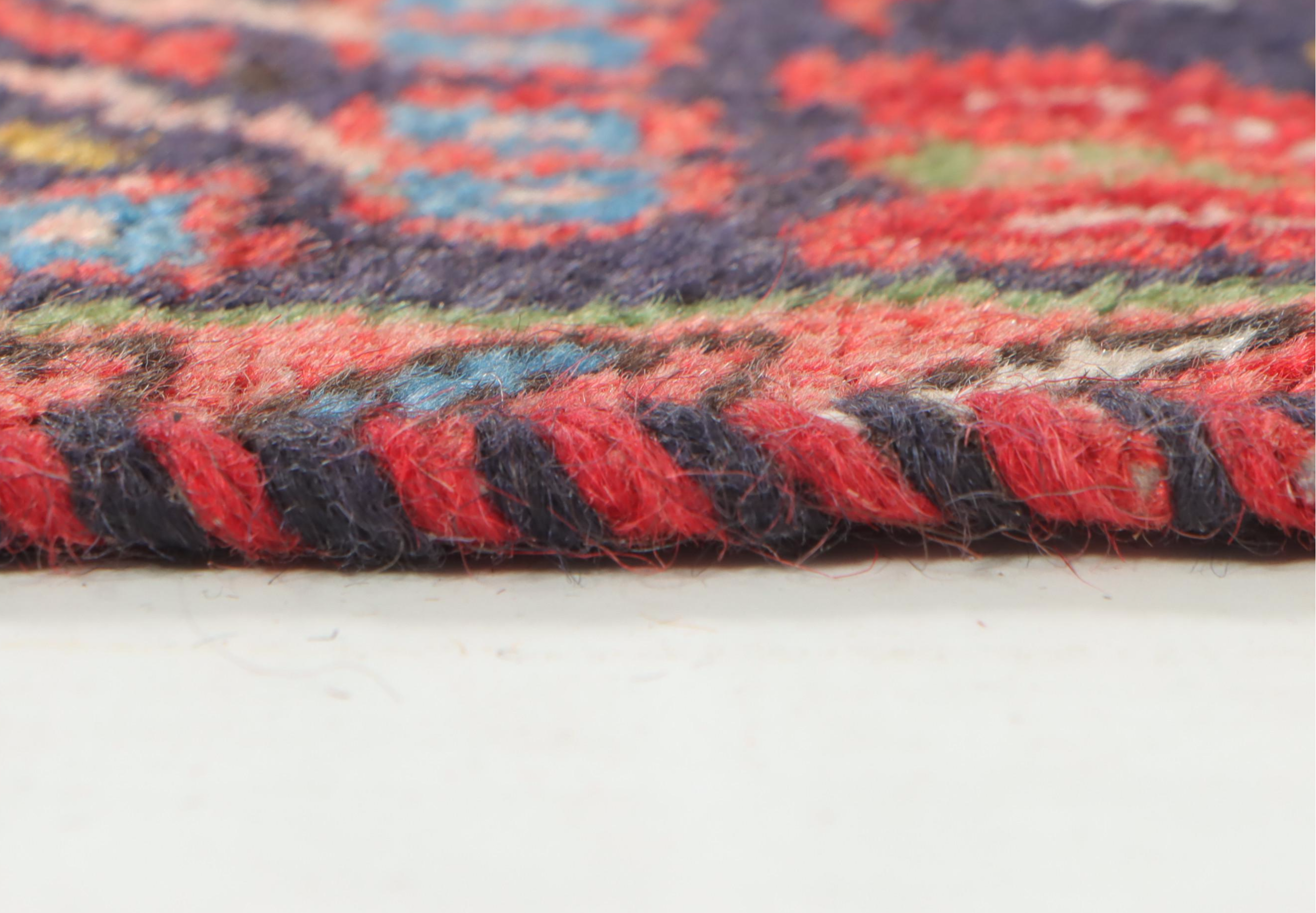 3'4 x 9'1 Hand-Knotted Persian Karaja Long Rug