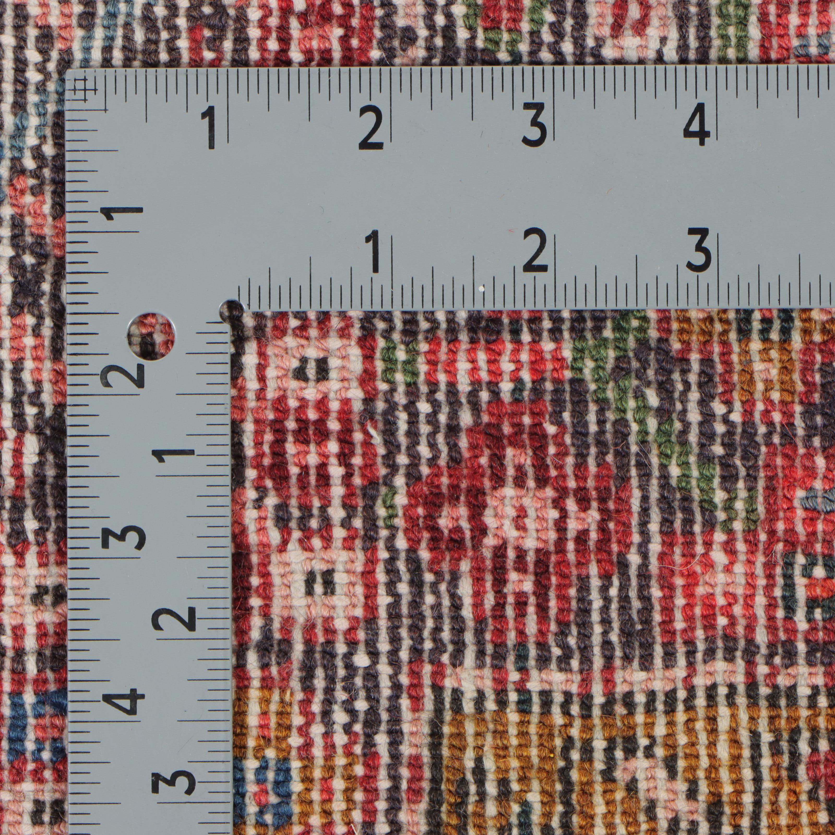 3'4 x 9'1 Hand-Knotted Persian Karaja Long Rug