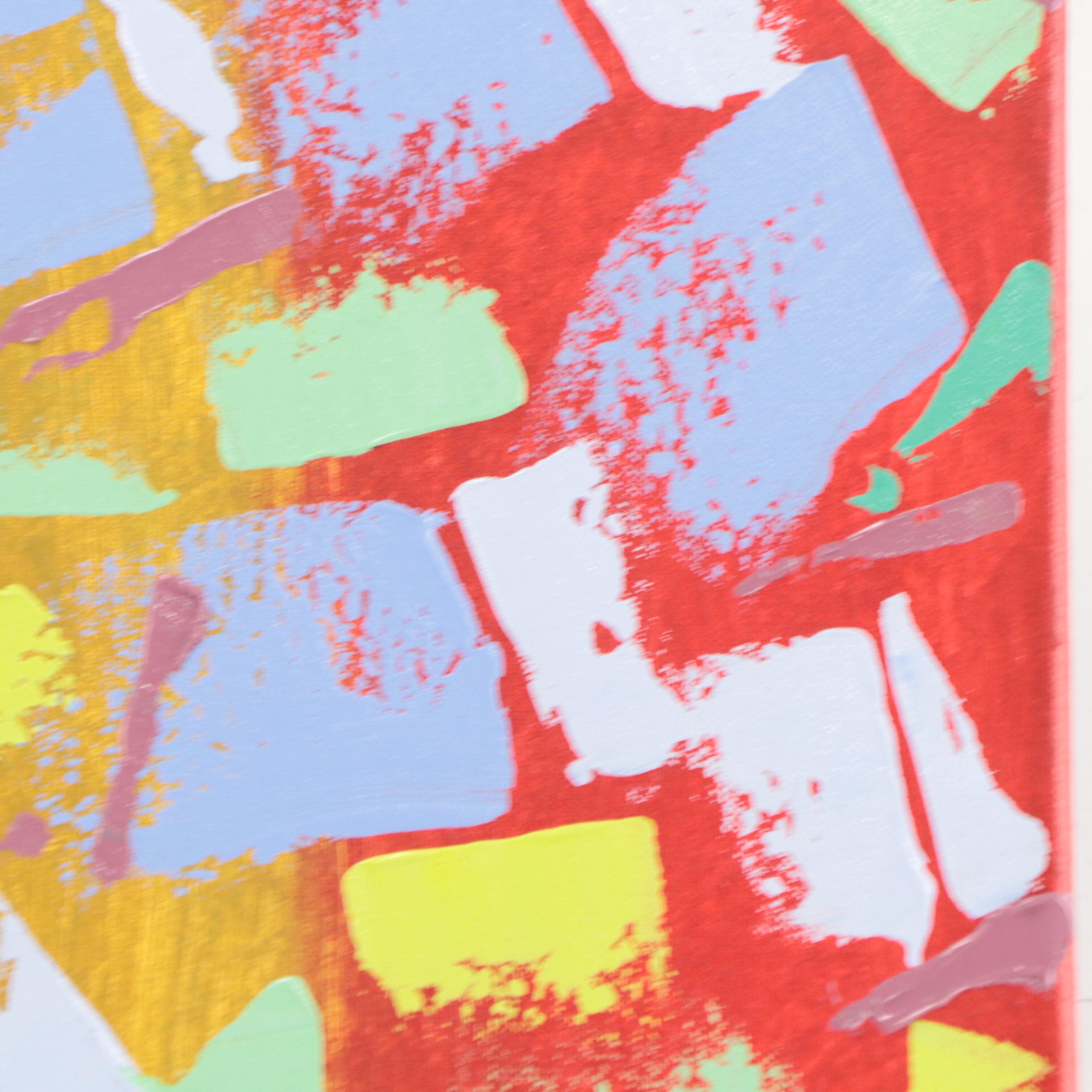 Saul Gefen Acrylic Painting "Harmony," 2023