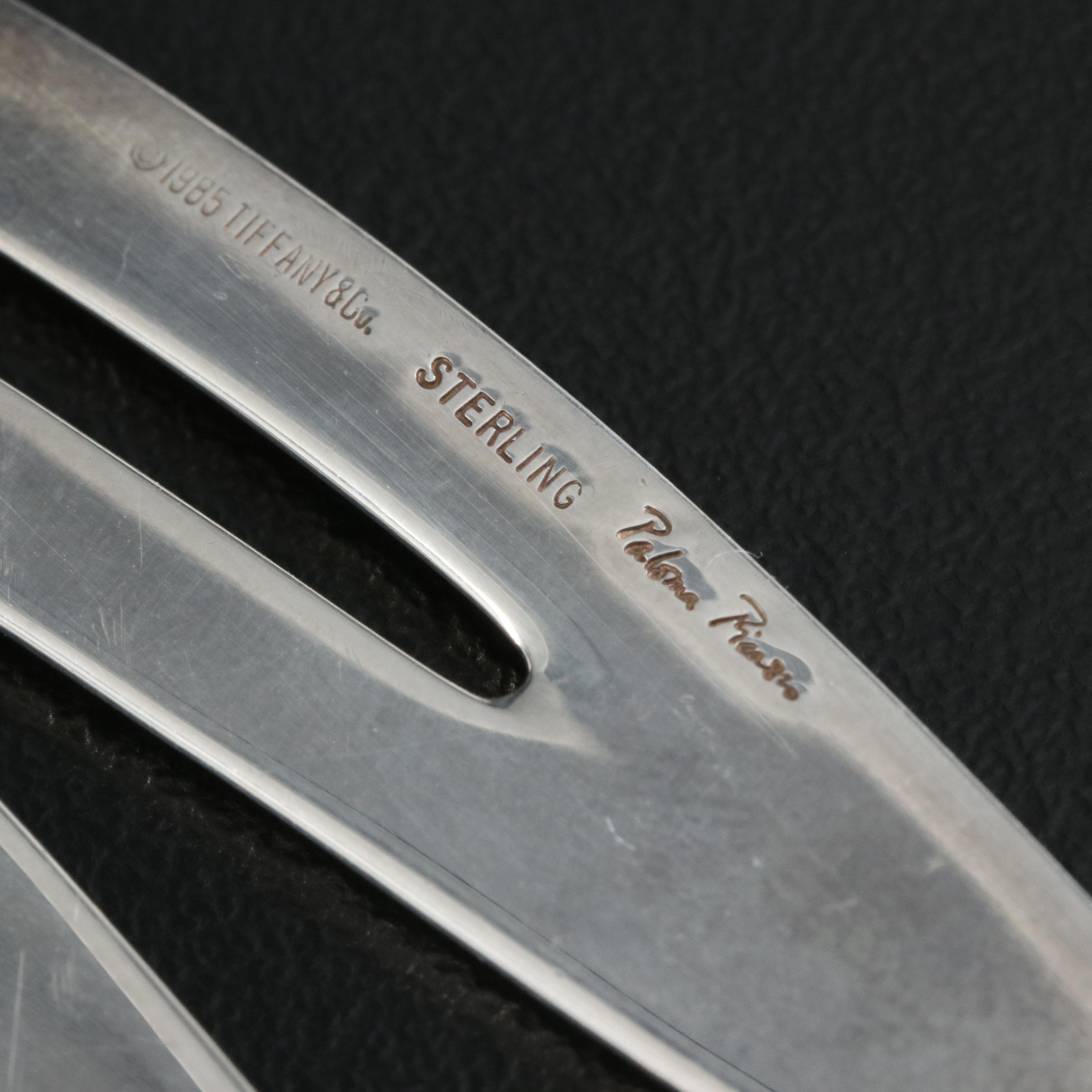 1985 Paloma Picasso for Tiffany & Co. Sterling Scribble Brooch