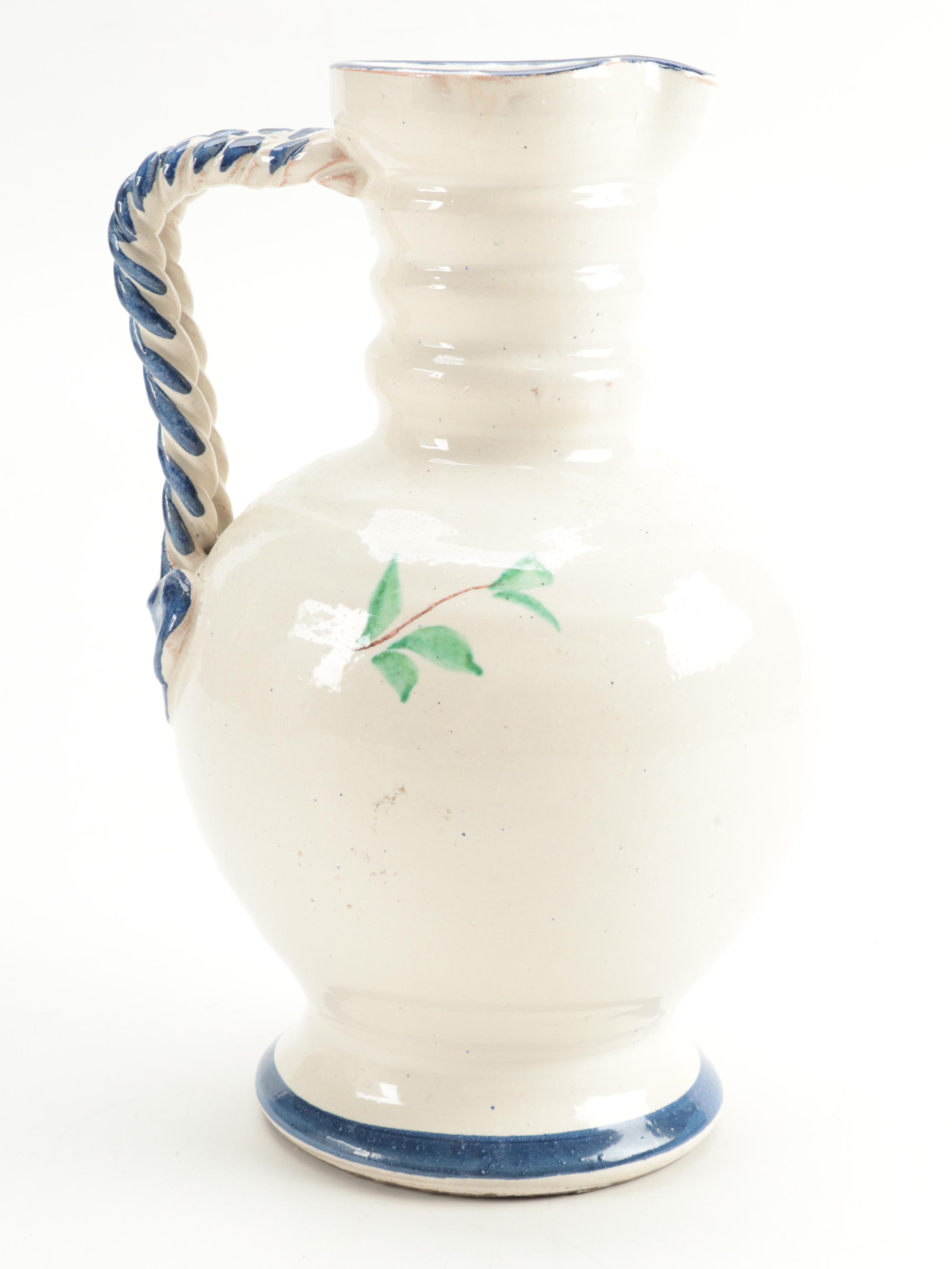 Italian Faïence Earthenware Jug