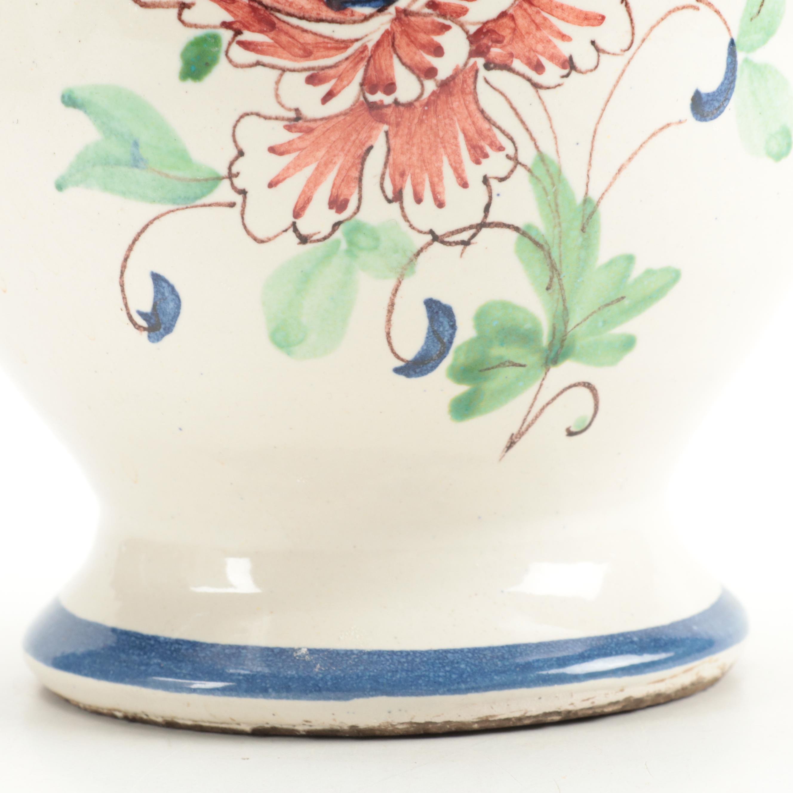 Italian Faïence Earthenware Jug
