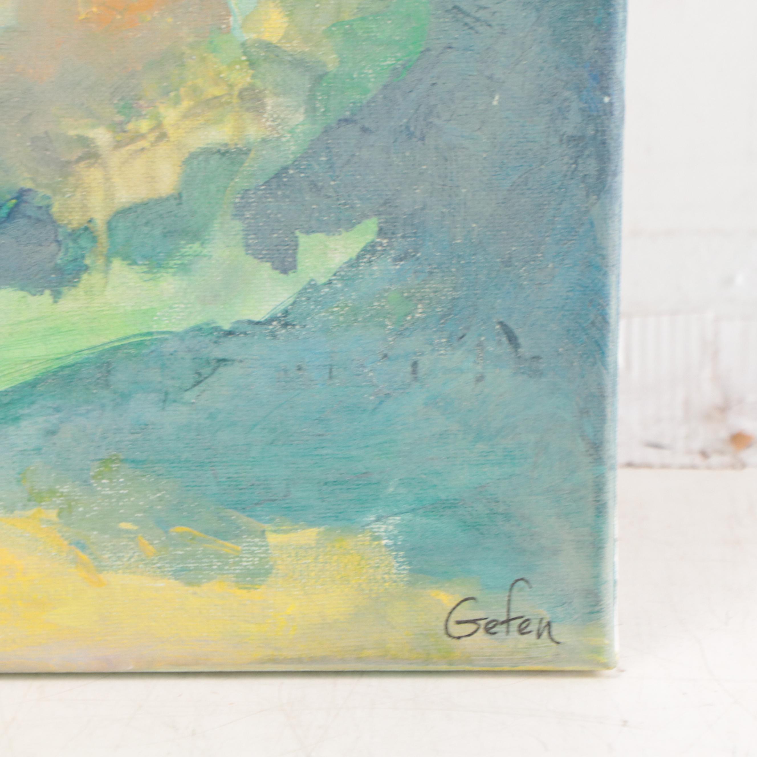 Saul Gefen Acrylic Painting "Dream," 2023