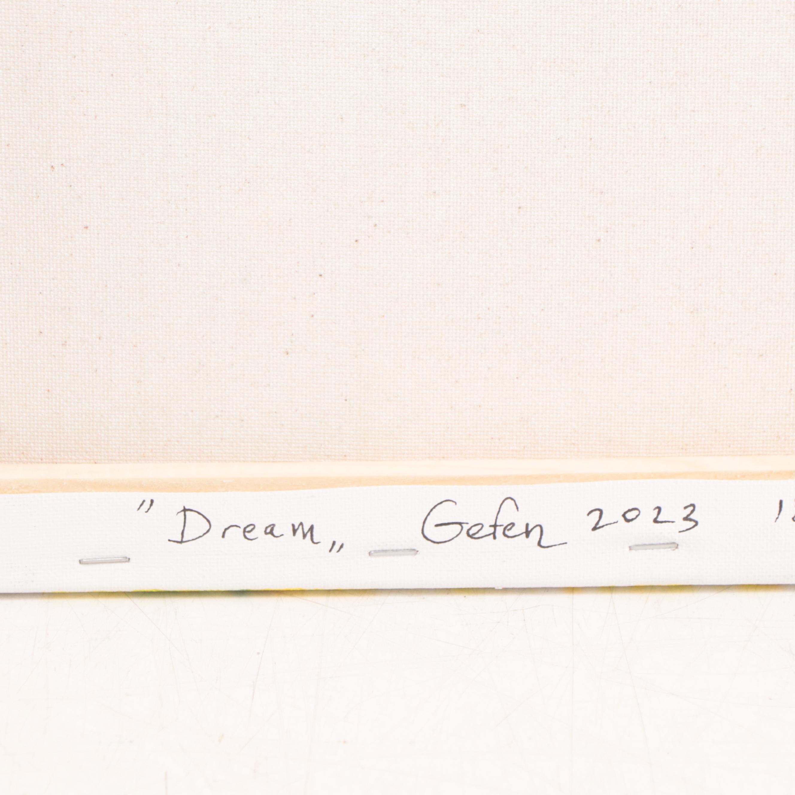 Saul Gefen Acrylic Painting "Dream," 2023